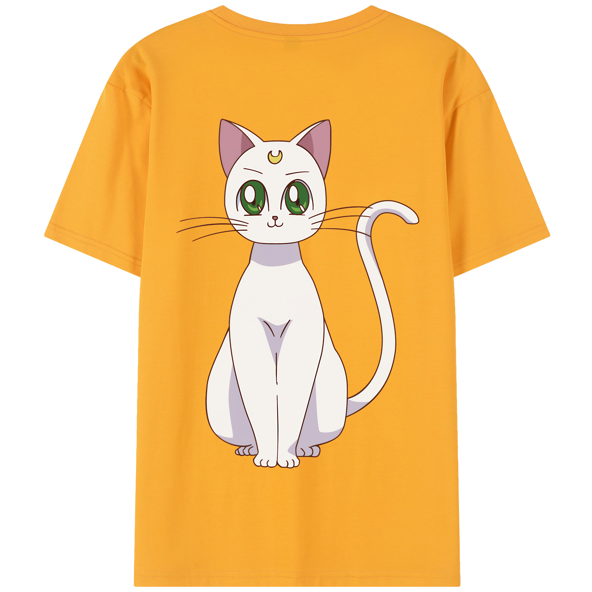 （画像用） 美少女戦士セーラームーン Sailor Moon 綿100％半袖Tシャツ（背面プリント）