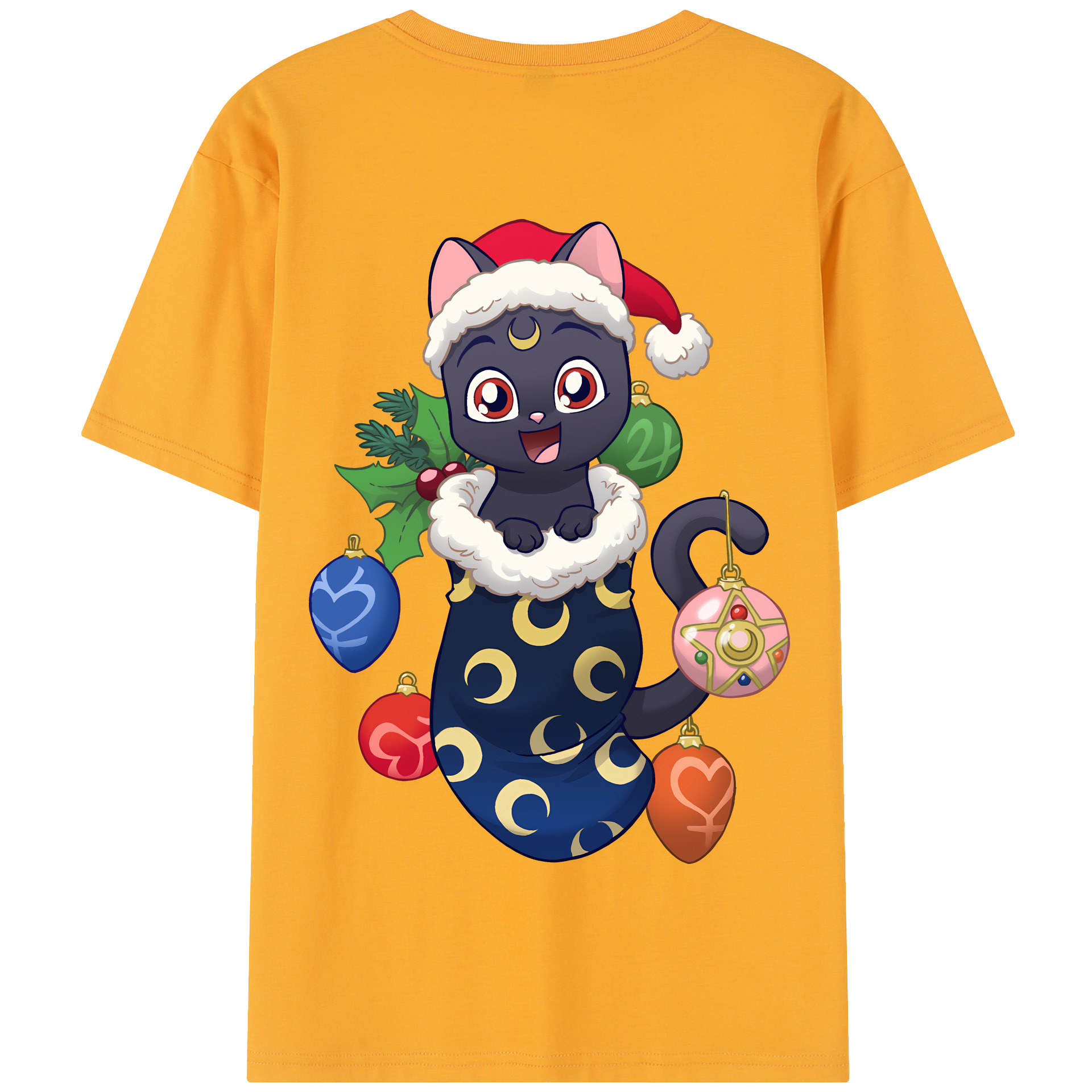（画像用） 美少女戦士セーラームーン Sailor Moon 綿100％半袖Tシャツ（背面プリント）