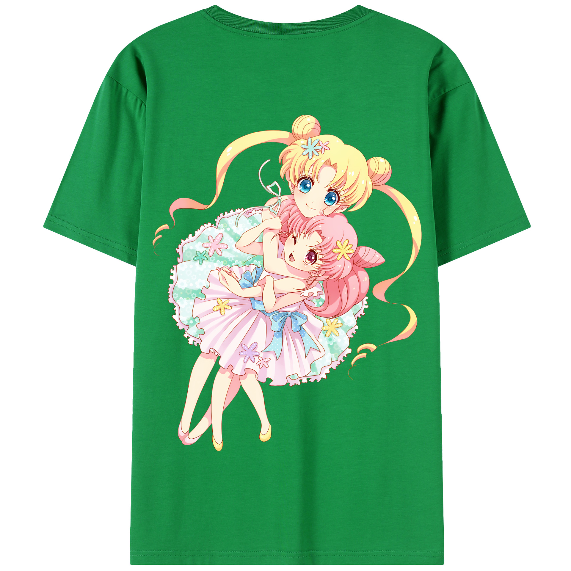 （画像用） 美少女戦士セーラームーン 愛野 美奈子 あいの みなこ Sailor Moon Aino Minako 綿100％半袖Tシャツ（背面プリント）