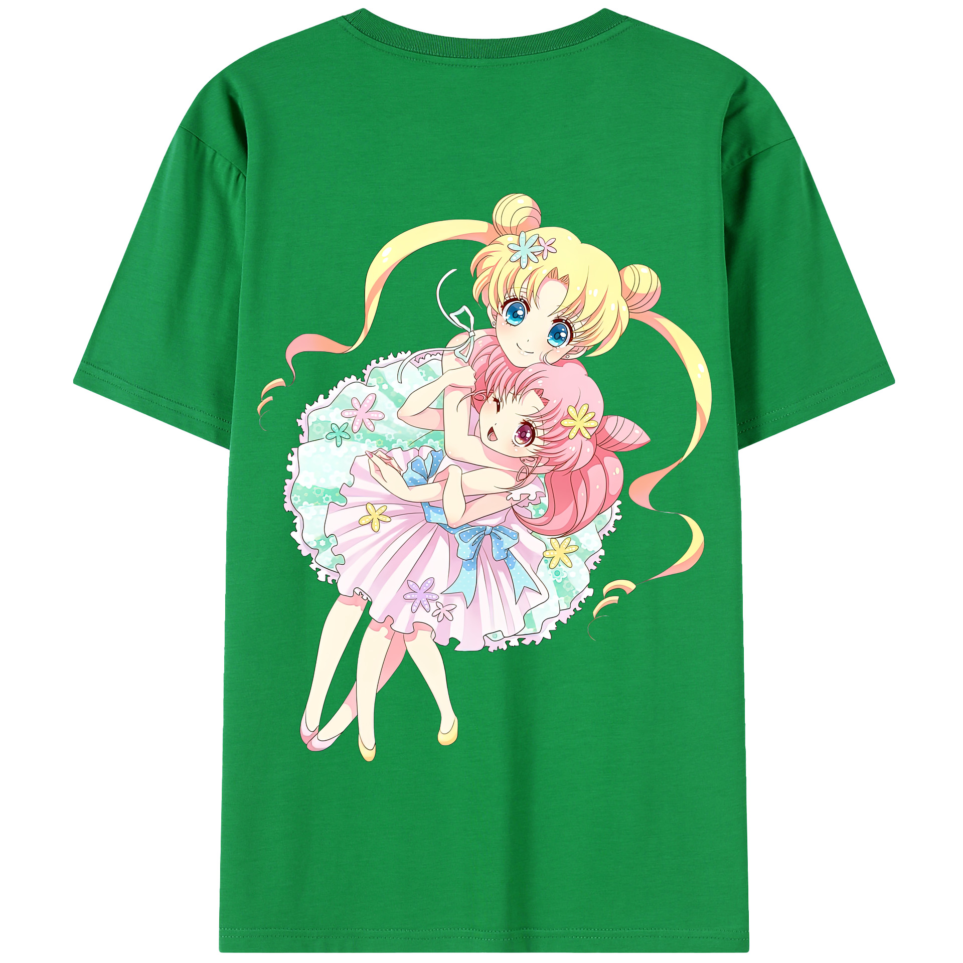 （画像用） 美少女戦士セーラームーン 愛野 美奈子 あいの みなこ Sailor Moon Aino Minako 綿100％半袖Tシャツ（背面プリント）
