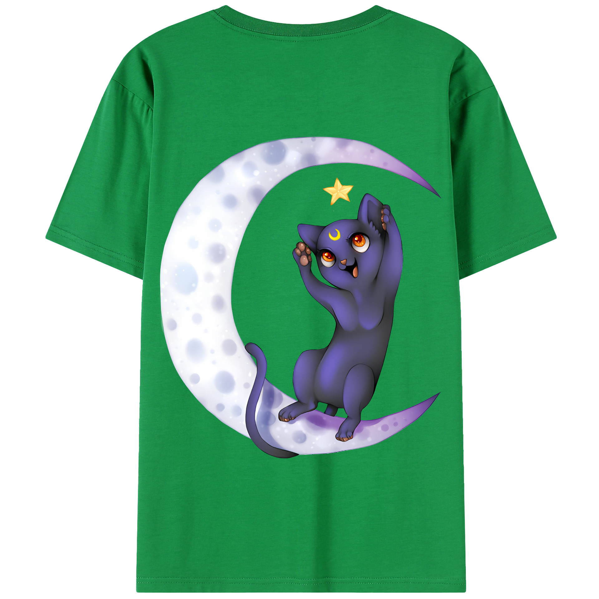 （画像用） 美少女戦士セーラームーン Sailor Moon 綿100％半袖Tシャツ（背面プリント）