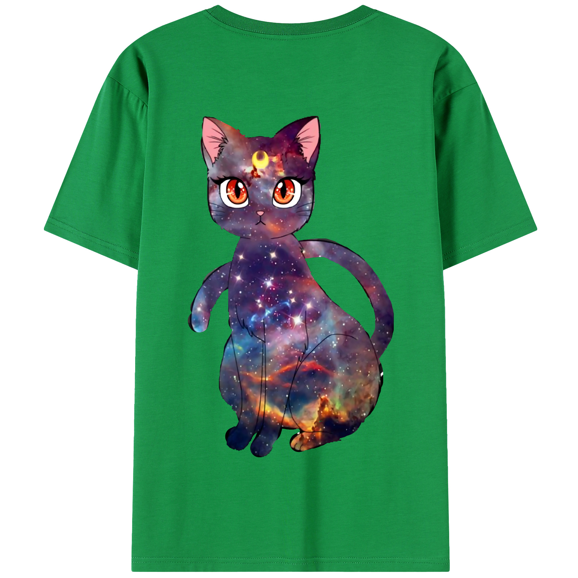 （画像用） 美少女戦士セーラームーン Sailor Moon 綿100％半袖Tシャツ（背面プリント）