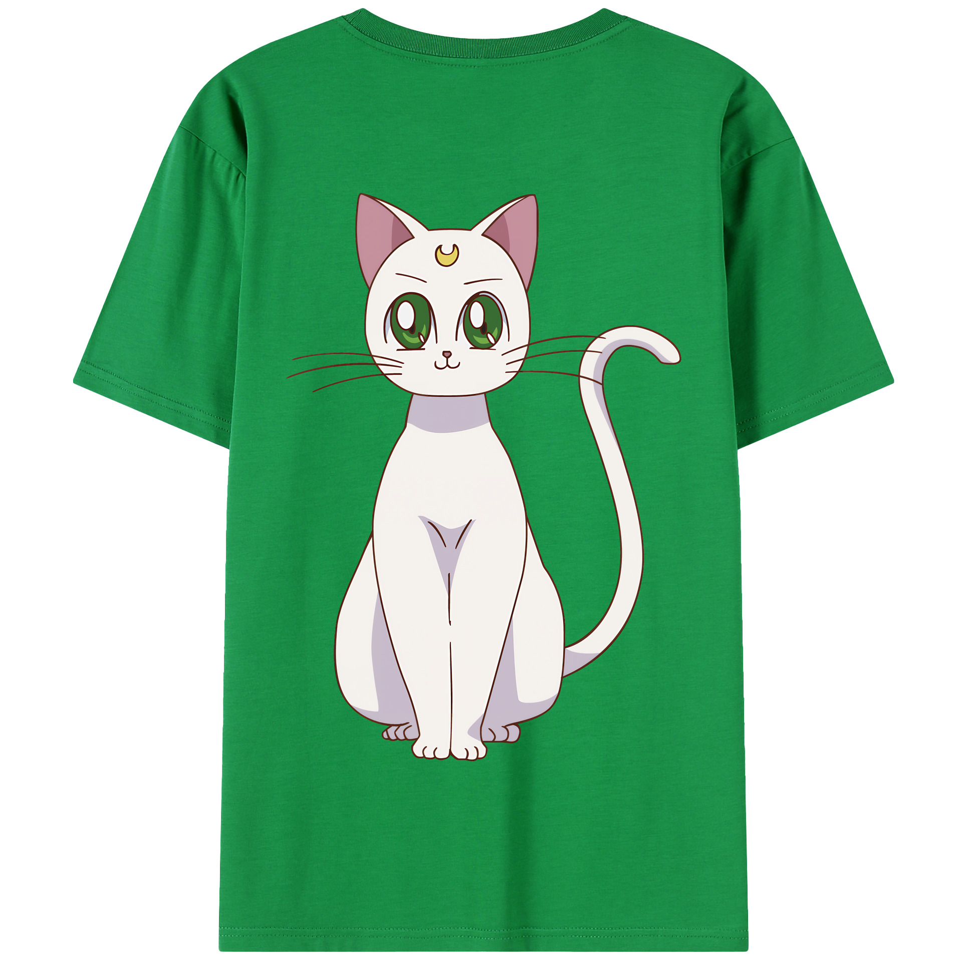 （画像用） 美少女戦士セーラームーン Sailor Moon 綿100％半袖Tシャツ（背面プリント）