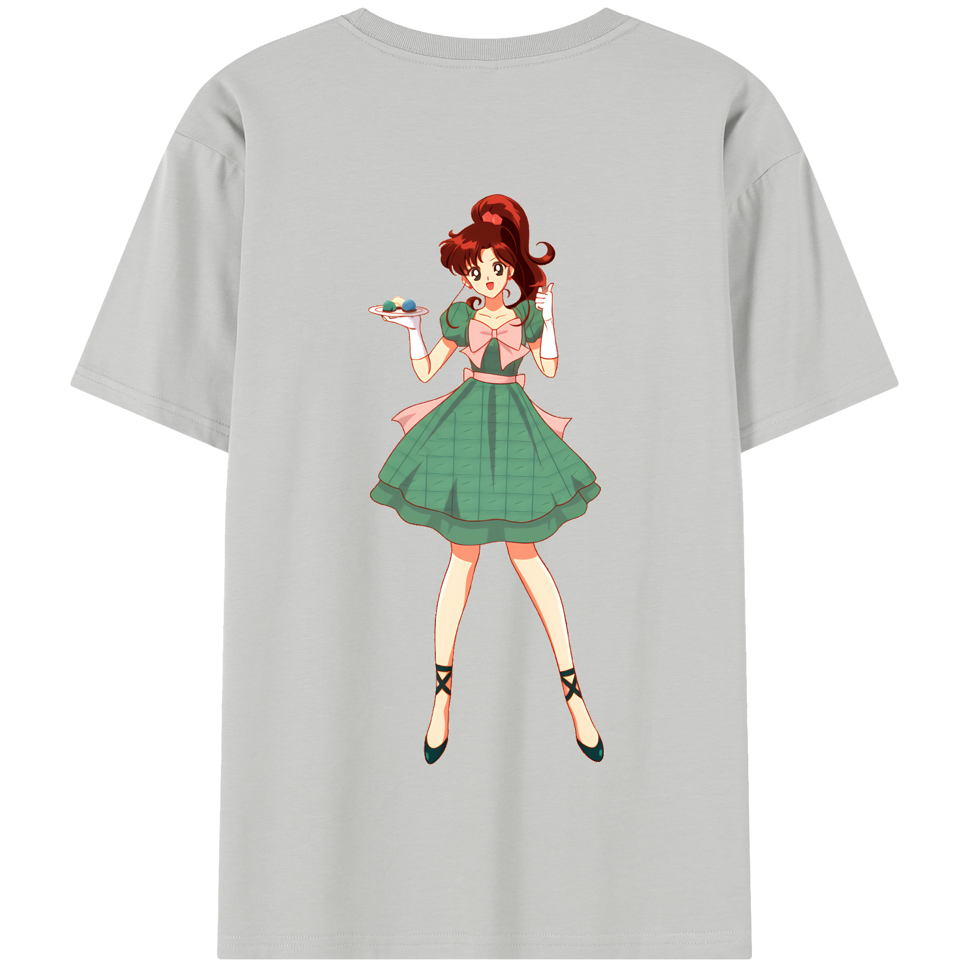 （画像用） 美少女戦士セーラームーン 木野 まこと きの まこと Sailor Moon Kino Makoto （セーラージュピター；Sailor Jupiter） 綿100％半袖Tシャツ（背面プリント）