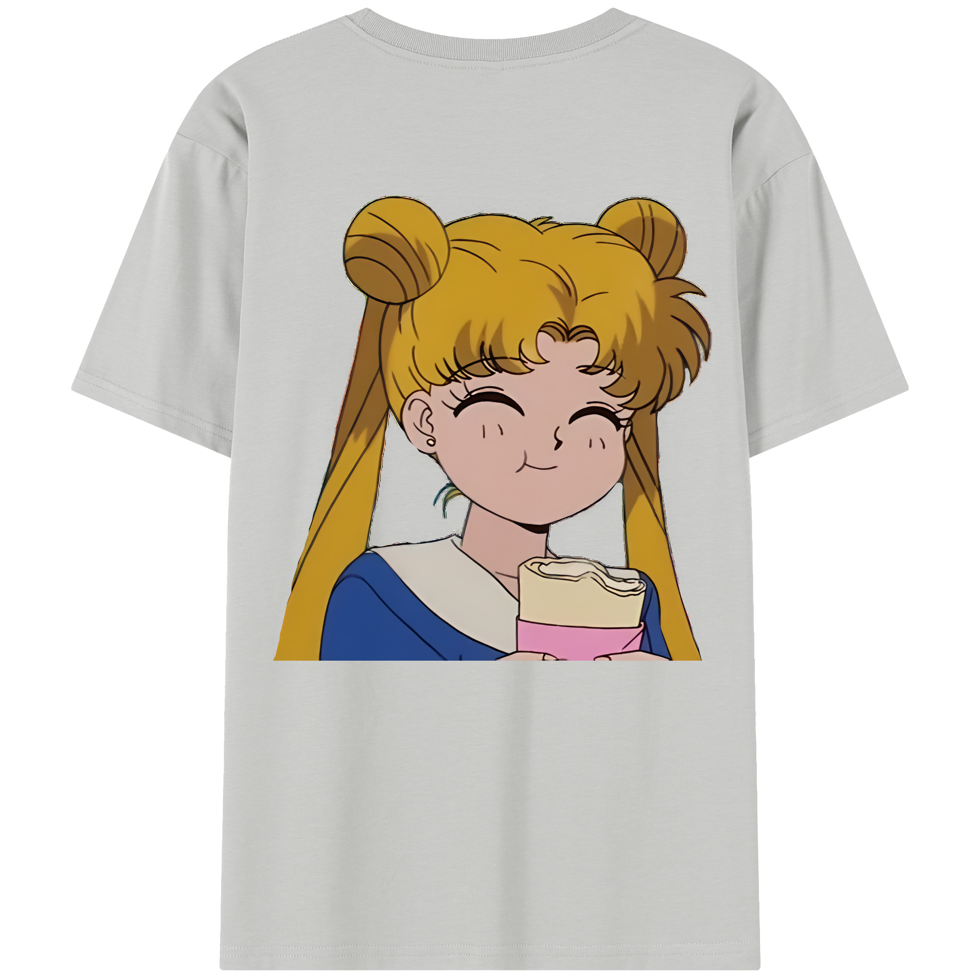 （画像用） 美少女戦士セーラームーン 愛野 美奈子 あいの みなこ Sailor Moon Aino Minako 綿100％半袖Tシャツ（背面プリント）