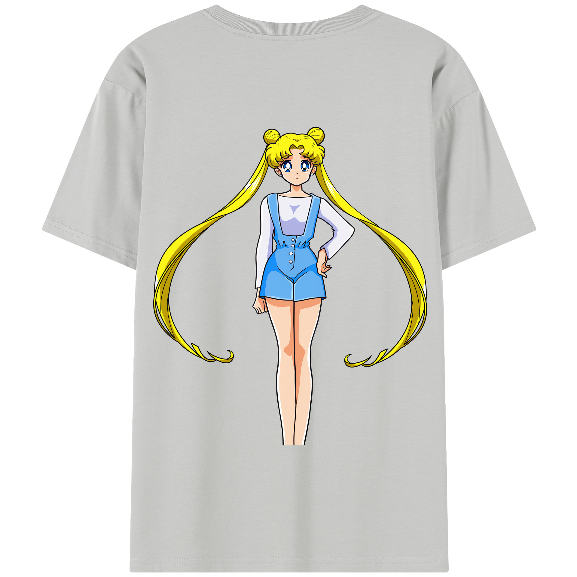 （画像用） 美少女戦士セーラームーン 愛野 美奈子 あいの みなこ Sailor Moon Aino Minako 綿100％半袖Tシャツ（背面プリント）