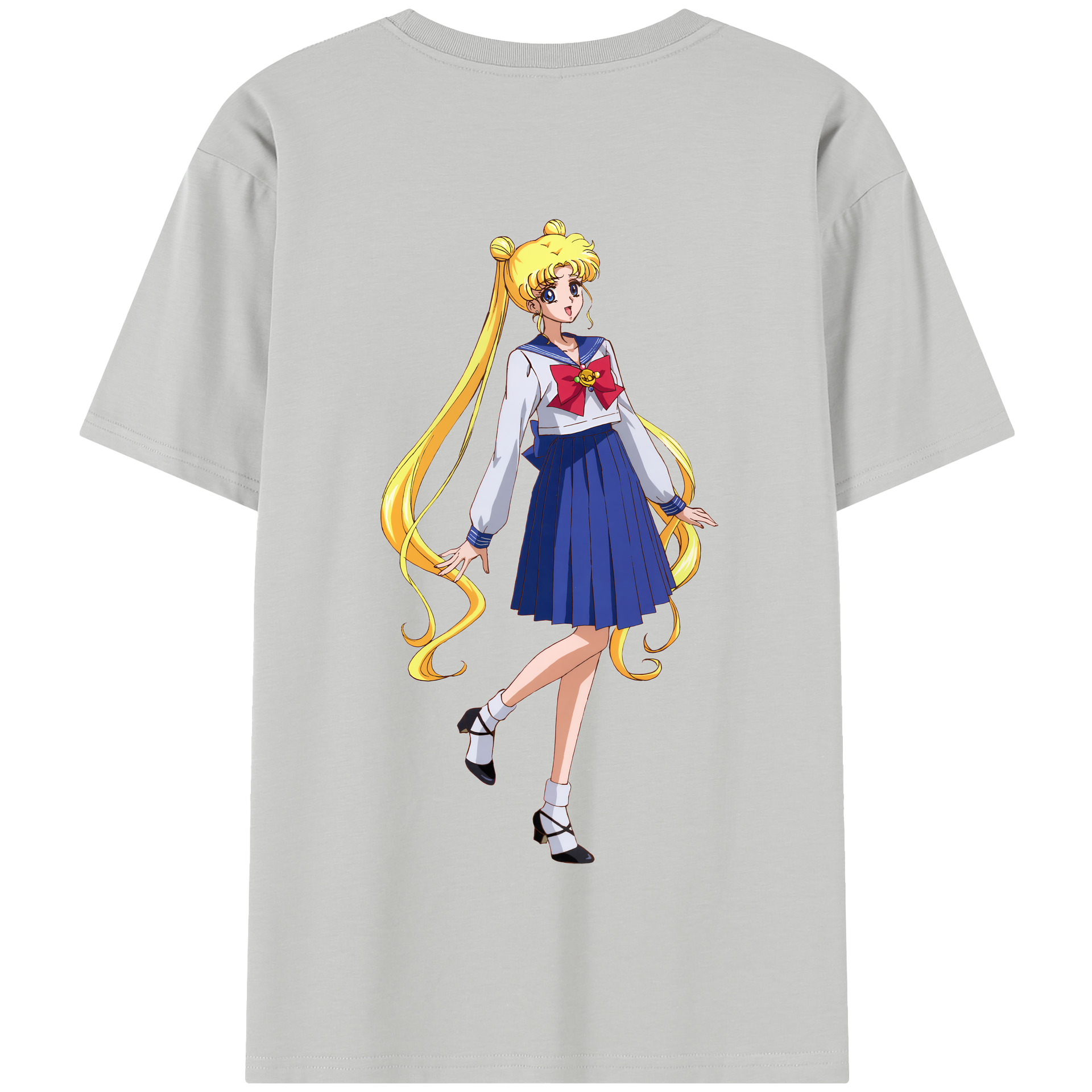 （画像用） 美少女戦士セーラームーン 愛野 美奈子 あいの みなこ Sailor Moon Aino Minako 綿100％半袖Tシャツ（背面プリント）