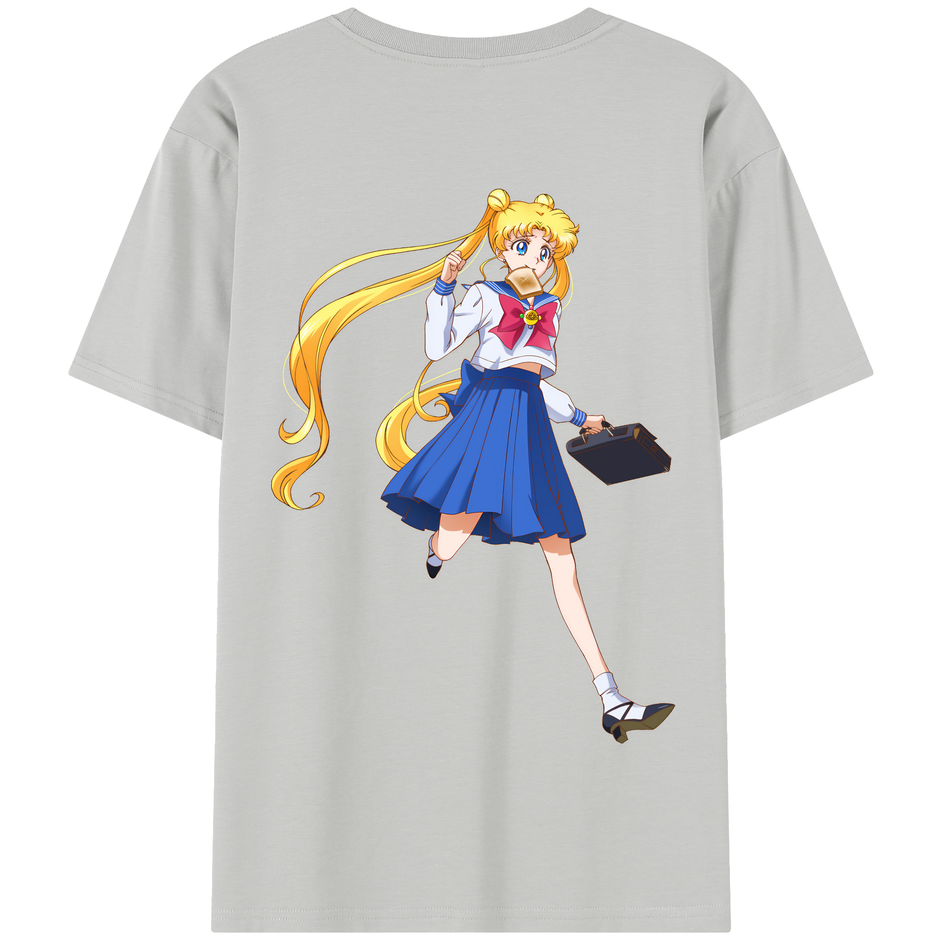 （画像用） 美少女戦士セーラームーン 愛野 美奈子 あいの みなこ Sailor Moon Aino Minako 綿100％半袖Tシャツ（背面プリント）
