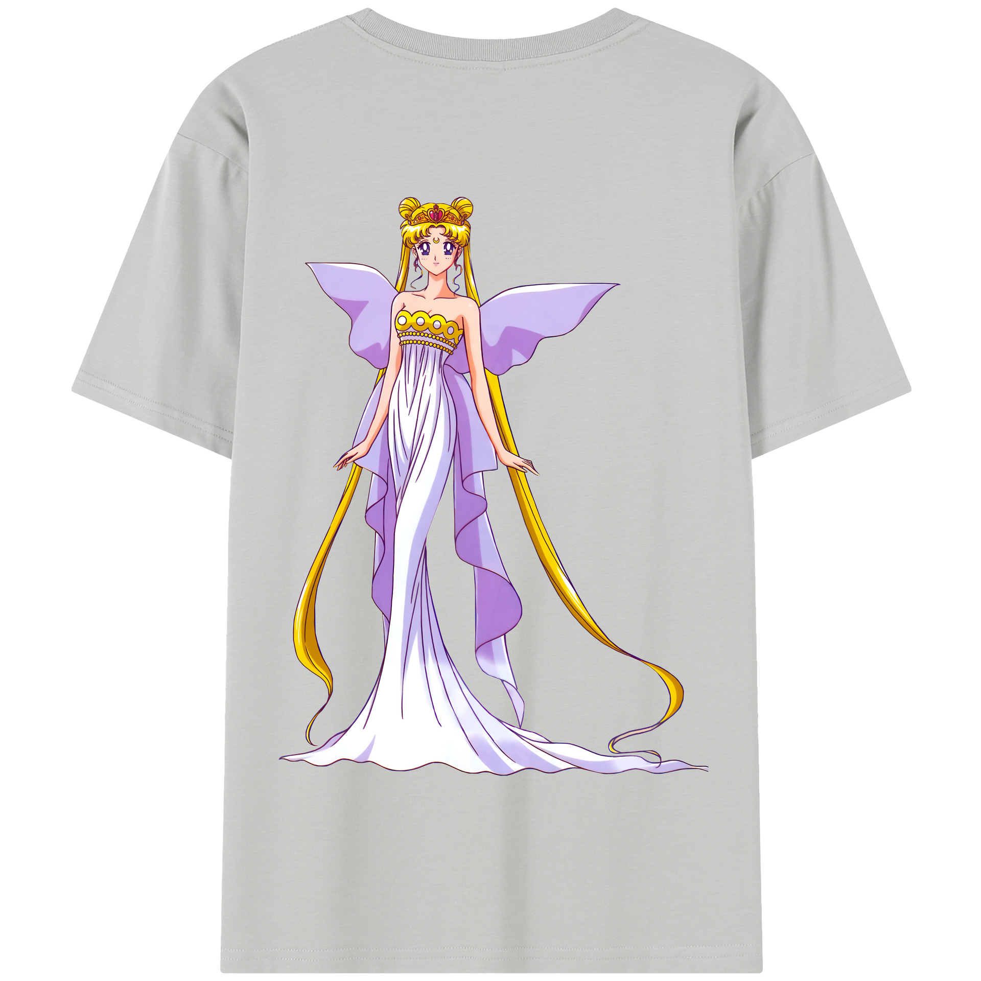 （画像用） 美少女戦士セーラームーン 愛野 美奈子 あいの みなこ Sailor Moon Aino Minako 綿100％半袖Tシャツ（背面プリント）