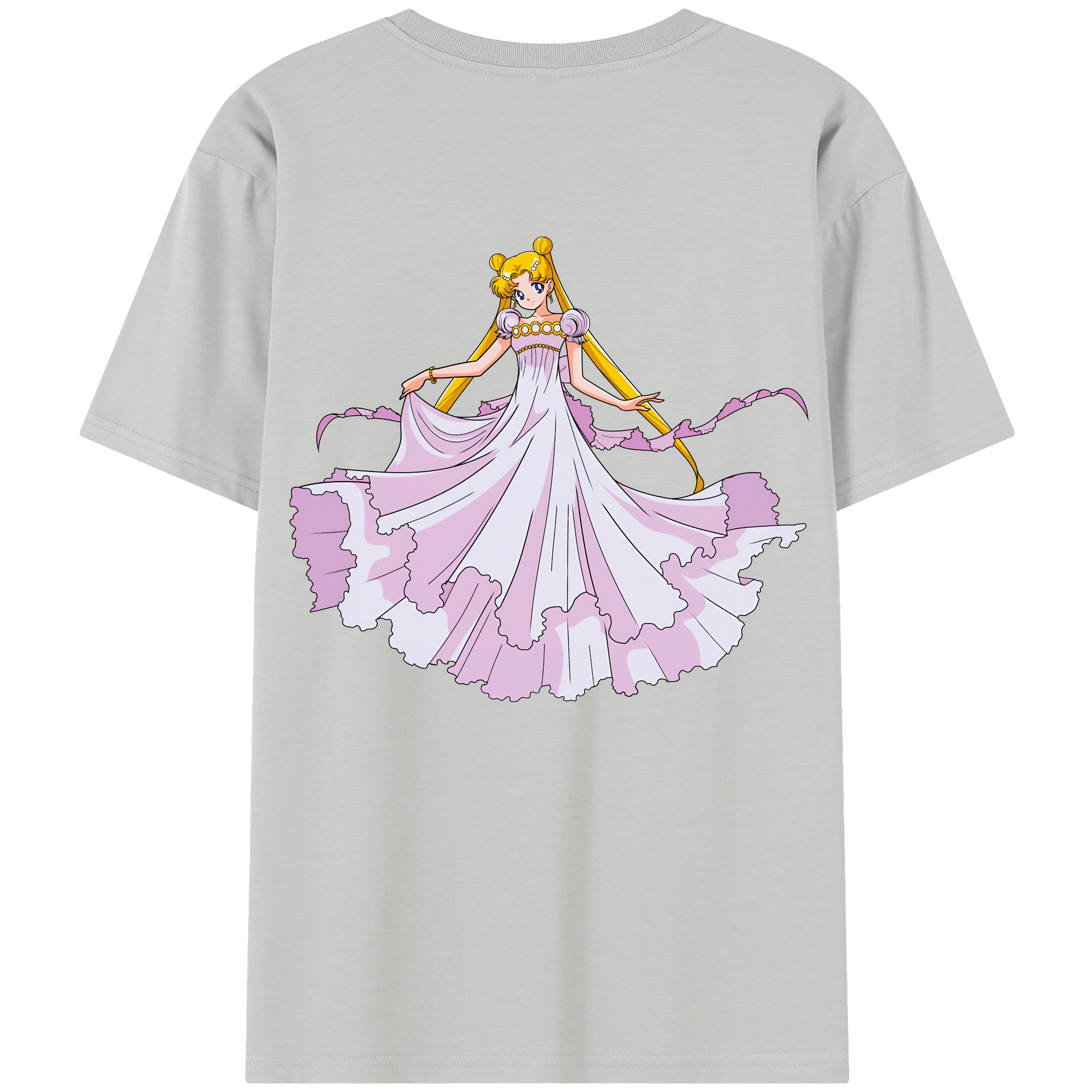 （画像用） 美少女戦士セーラームーン 愛野 美奈子 あいの みなこ Sailor Moon Aino Minako 綿100％半袖Tシャツ（背面プリント）