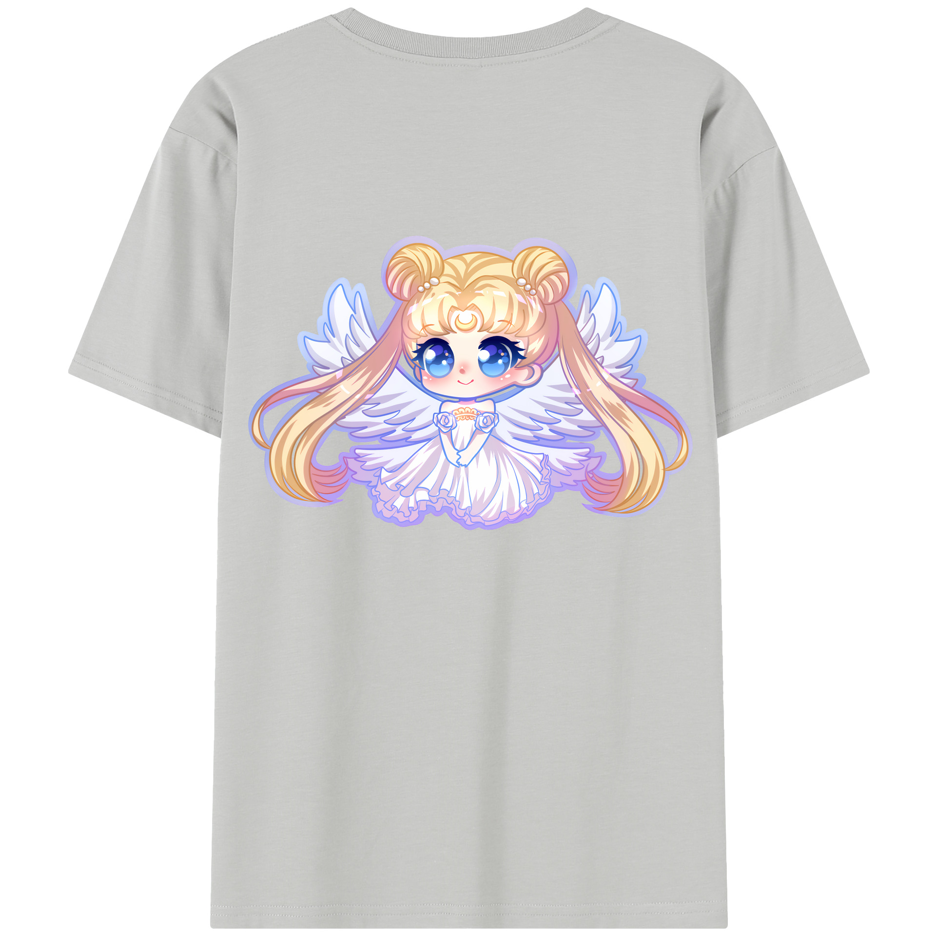 （画像用） 美少女戦士セーラームーン 愛野 美奈子 あいの みなこ Sailor Moon Aino Minako 綿100％半袖Tシャツ（背面プリント）