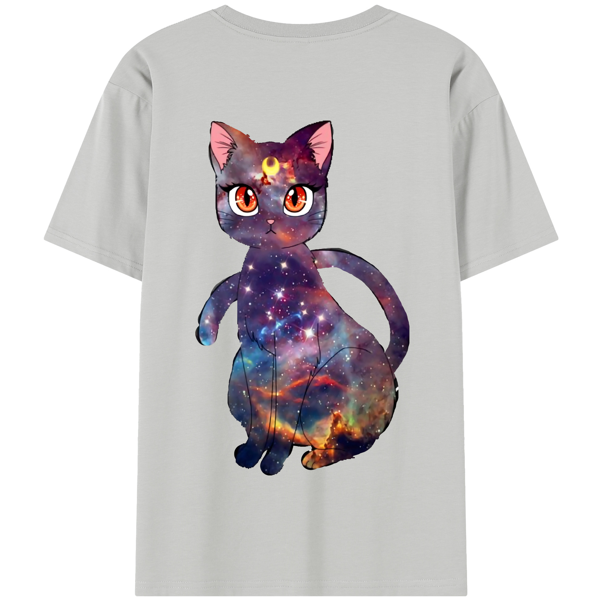（画像用） 美少女戦士セーラームーン Sailor Moon 綿100％半袖Tシャツ（背面プリント）
