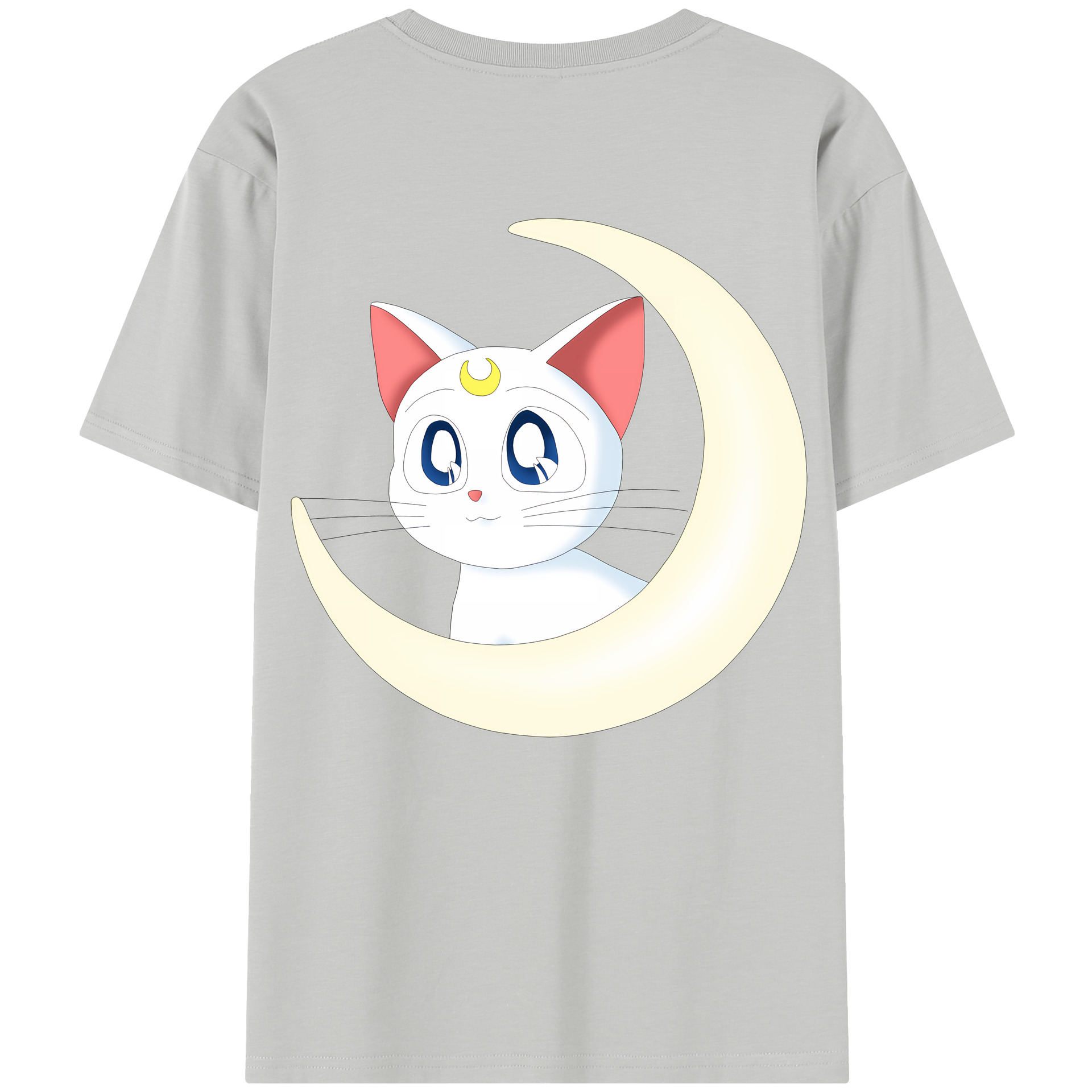 （画像用） 美少女戦士セーラームーン Sailor Moon 綿100％半袖Tシャツ（背面プリント）