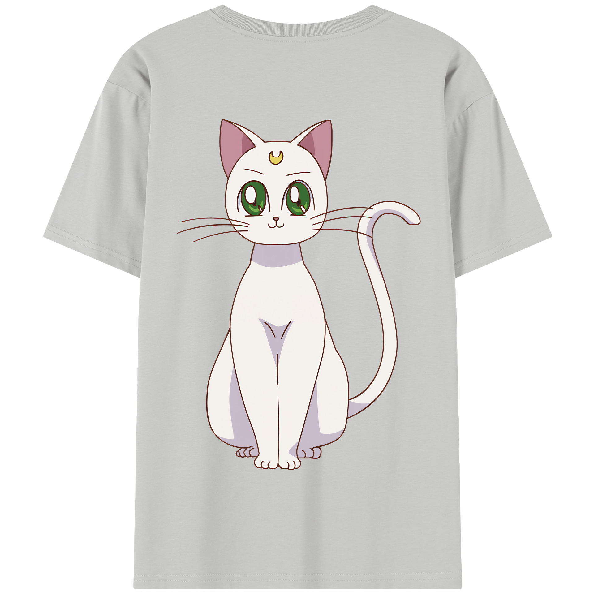 （画像用） 美少女戦士セーラームーン Sailor Moon 綿100％半袖Tシャツ（背面プリント）