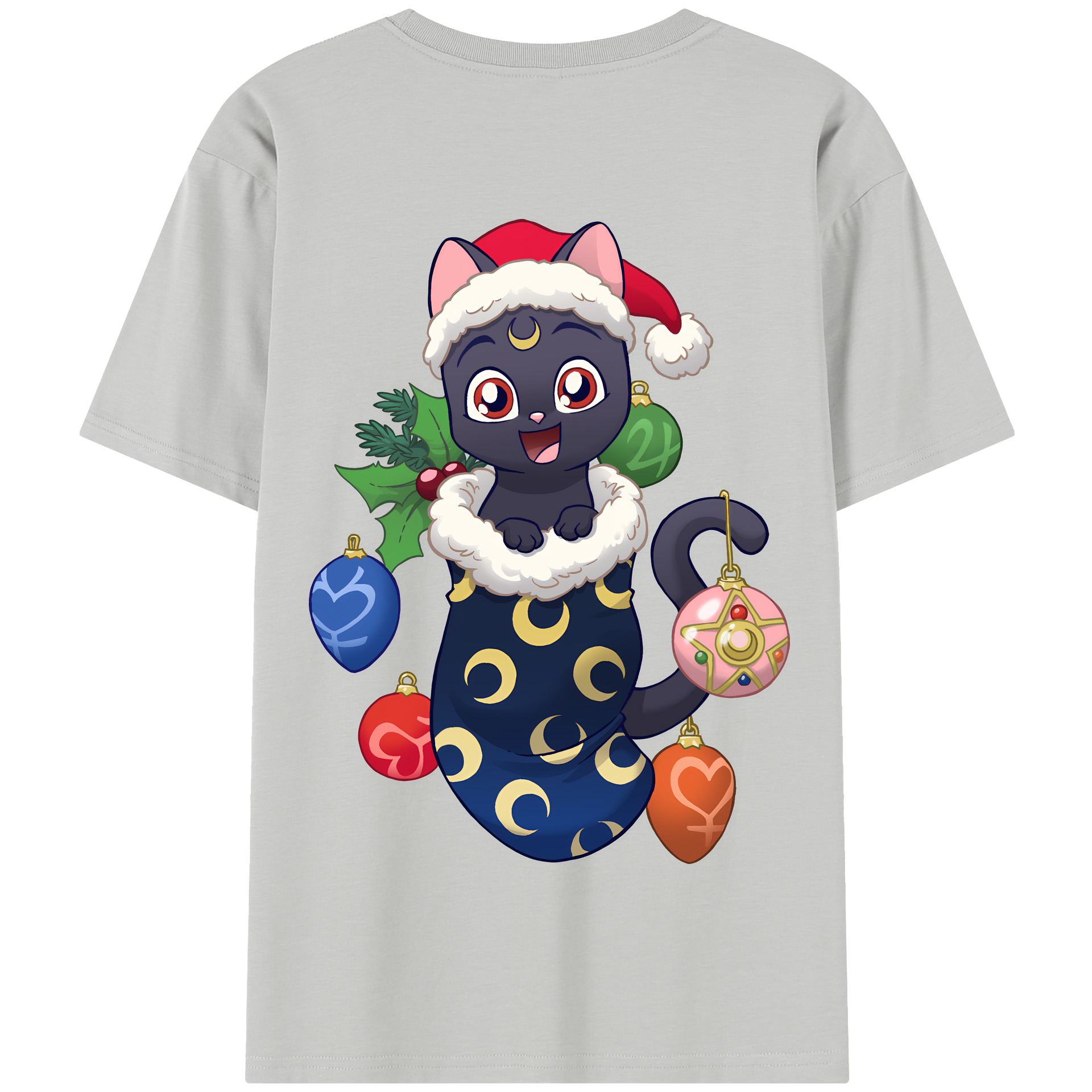 （画像用） 美少女戦士セーラームーン Sailor Moon 綿100％半袖Tシャツ（背面プリント）