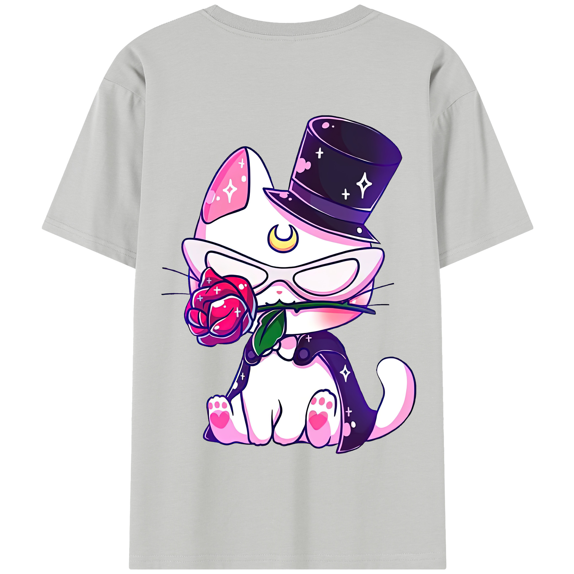 （画像用） 美少女戦士セーラームーン Sailor Moon 綿100％半袖Tシャツ（背面プリント）
