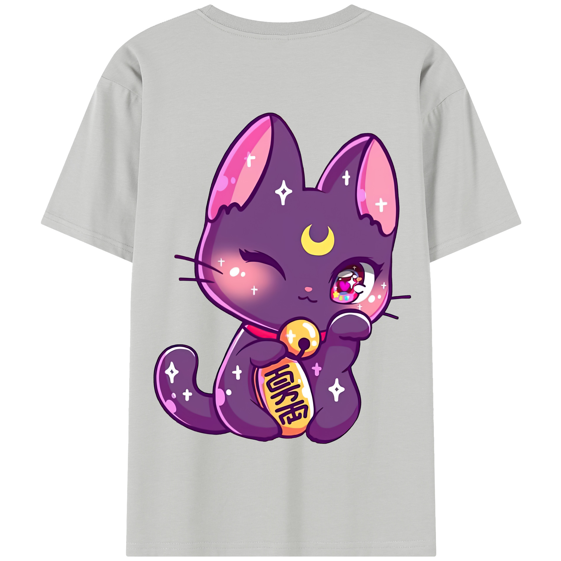 （画像用） 美少女戦士セーラームーン Sailor Moon 綿100％半袖Tシャツ（背面プリント）