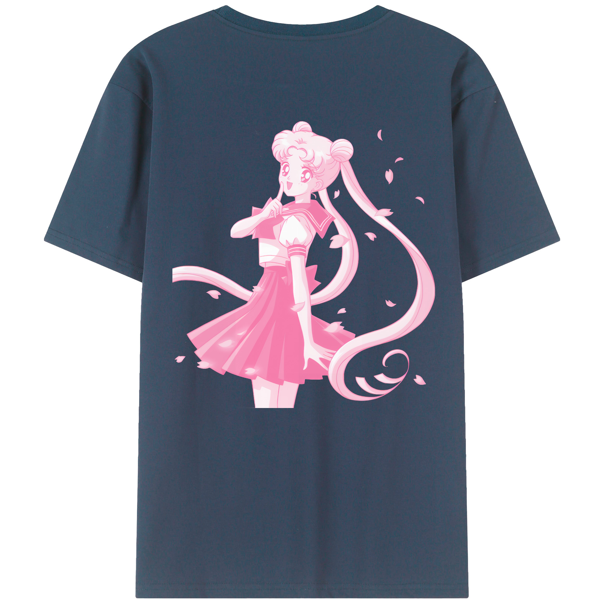 （画像用） 美少女戦士セーラームーン 愛野 美奈子 あいの みなこ Sailor Moon Aino Minako 綿100％半袖Tシャツ（背面プリント）