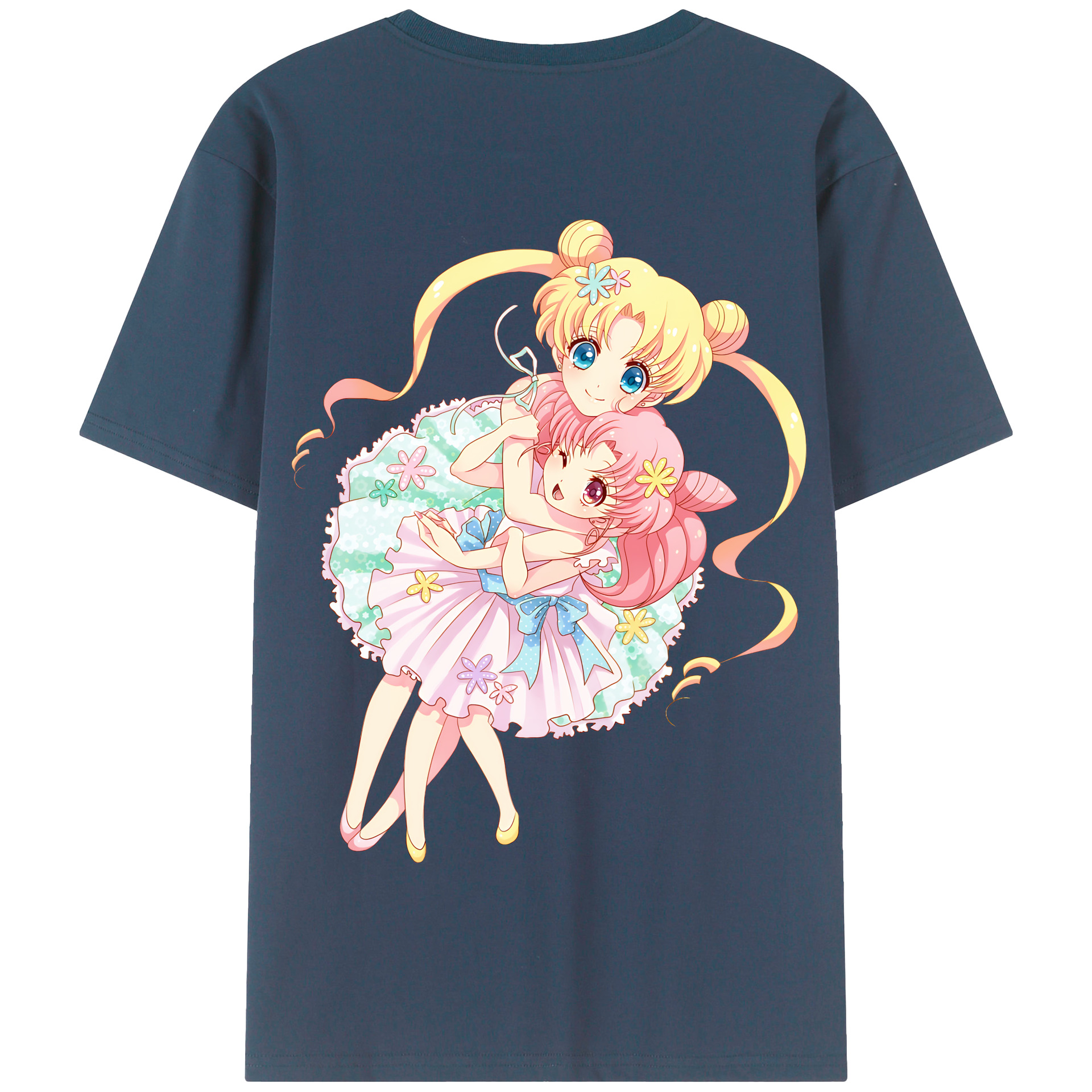 （画像用） 美少女戦士セーラームーン 愛野 美奈子 あいの みなこ Sailor Moon Aino Minako 綿100％半袖Tシャツ（背面プリント）