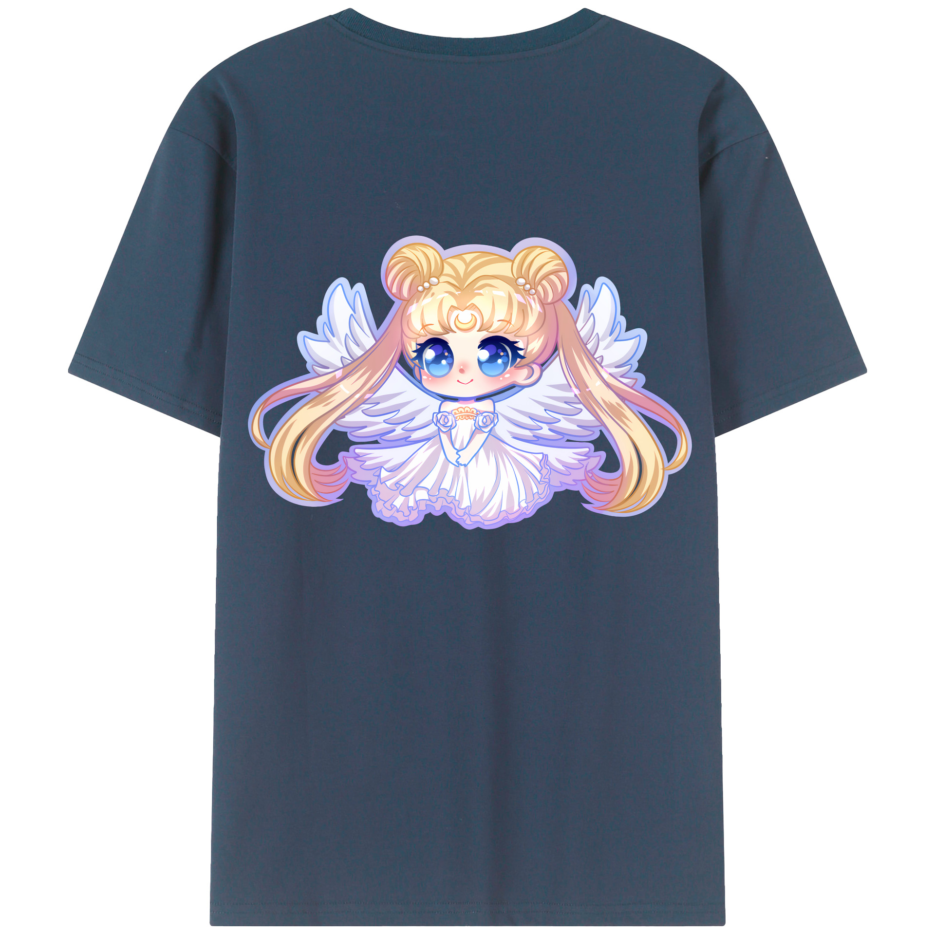 （画像用） 美少女戦士セーラームーン 愛野 美奈子 あいの みなこ Sailor Moon Aino Minako 綿100％半袖Tシャツ（背面プリント）