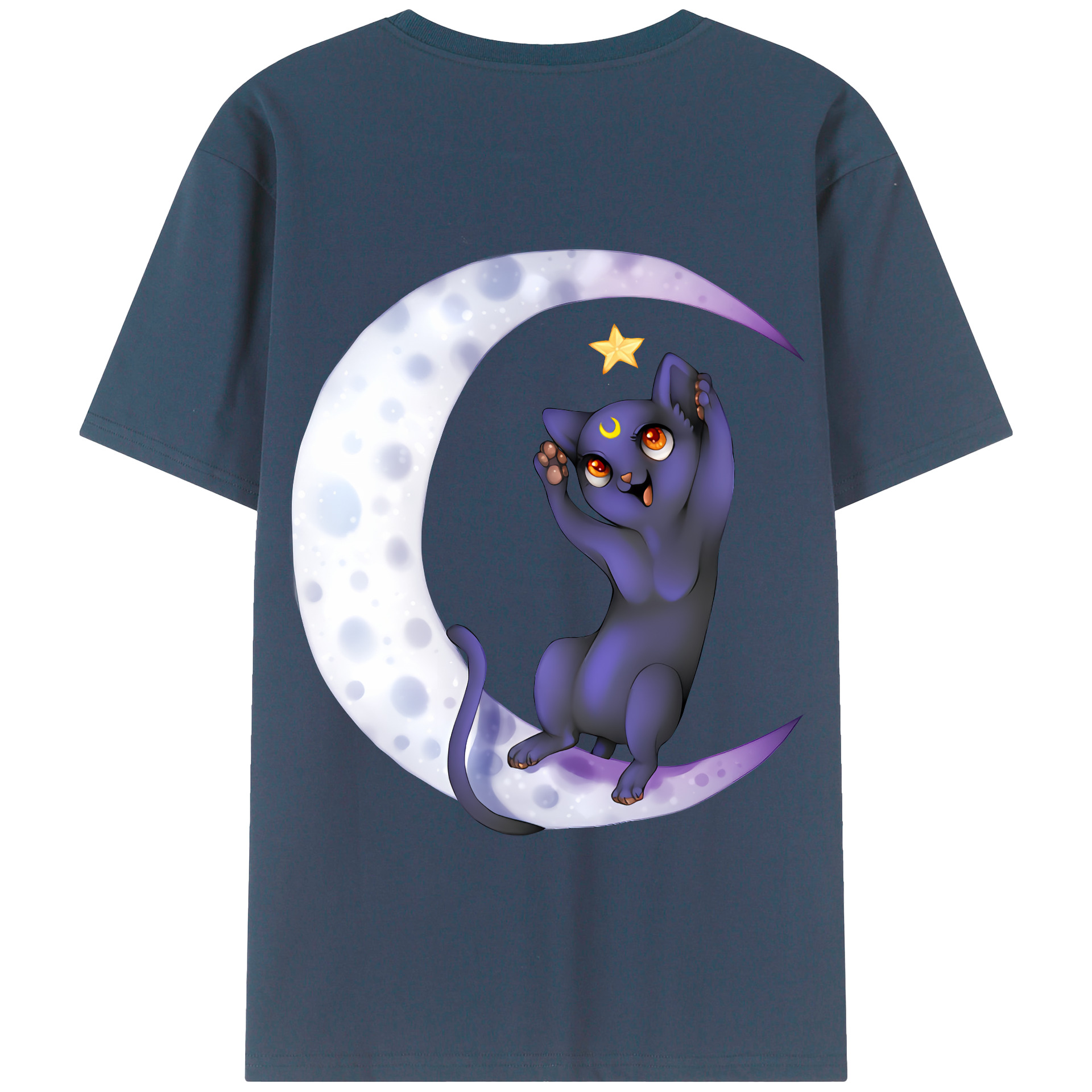（画像用） 美少女戦士セーラームーン Sailor Moon 綿100％半袖Tシャツ（背面プリント）
