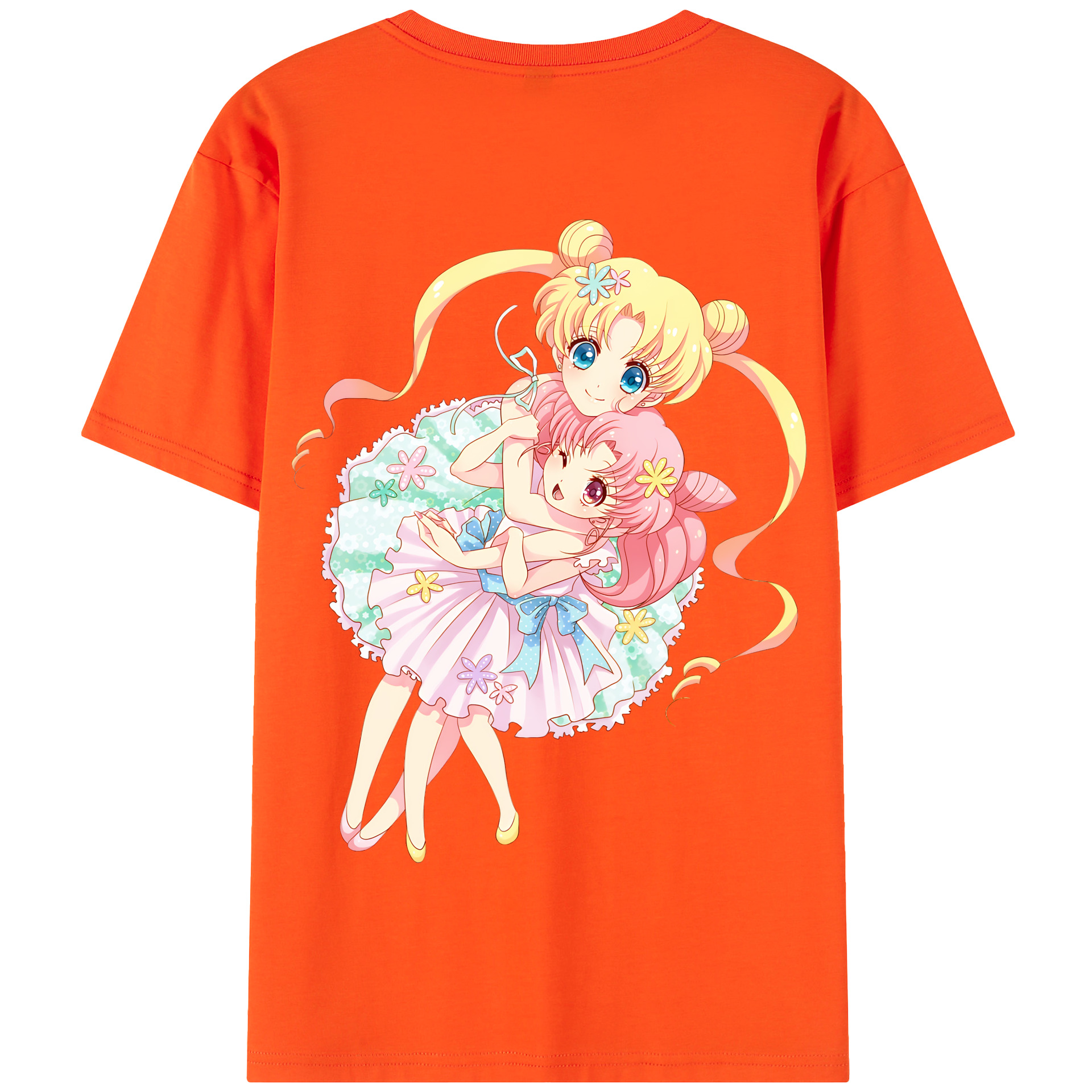 （画像用） 美少女戦士セーラームーン 愛野 美奈子 あいの みなこ Sailor Moon Aino Minako 綿100％半袖Tシャツ（背面プリント）