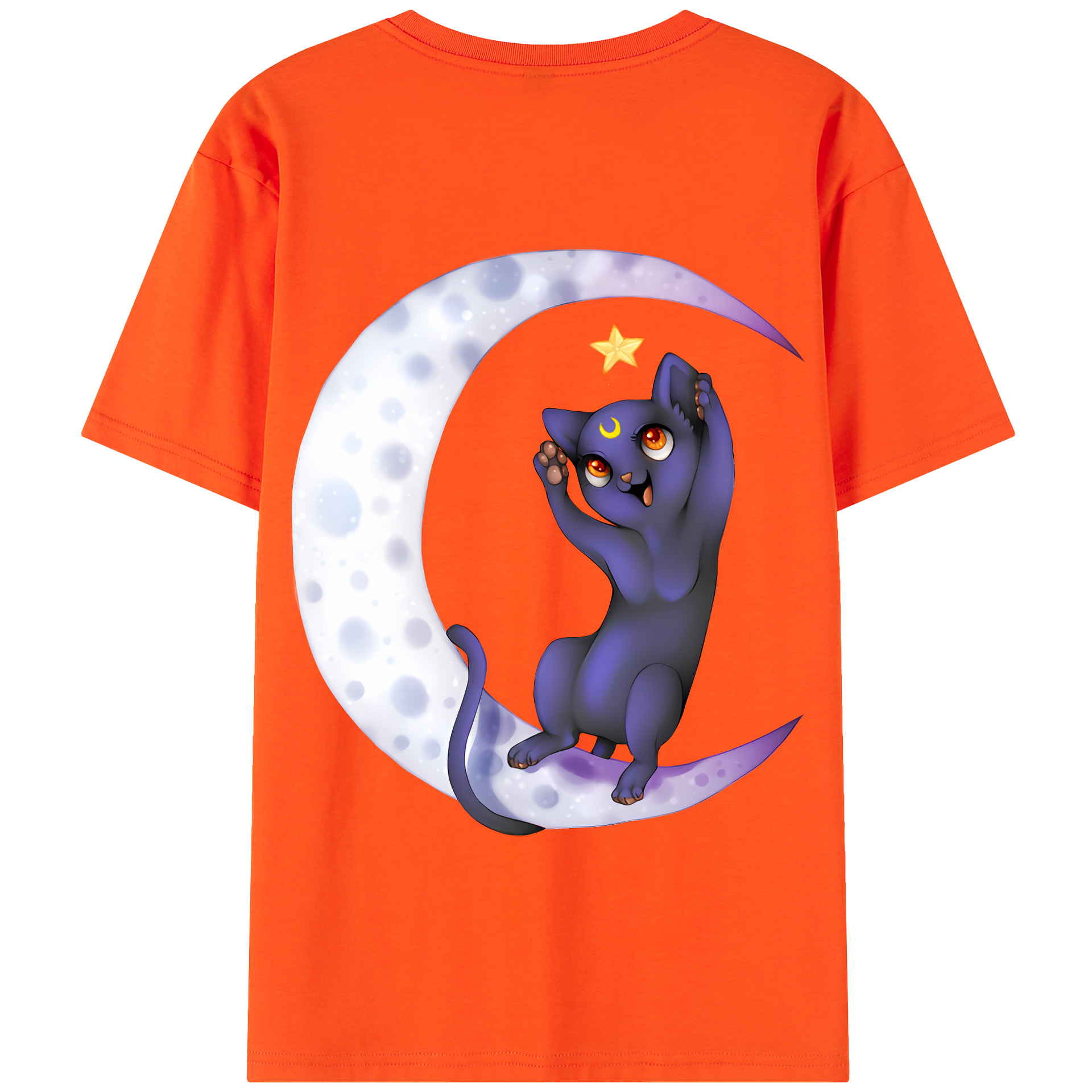 （画像用） 美少女戦士セーラームーン Sailor Moon 綿100％半袖Tシャツ（背面プリント）