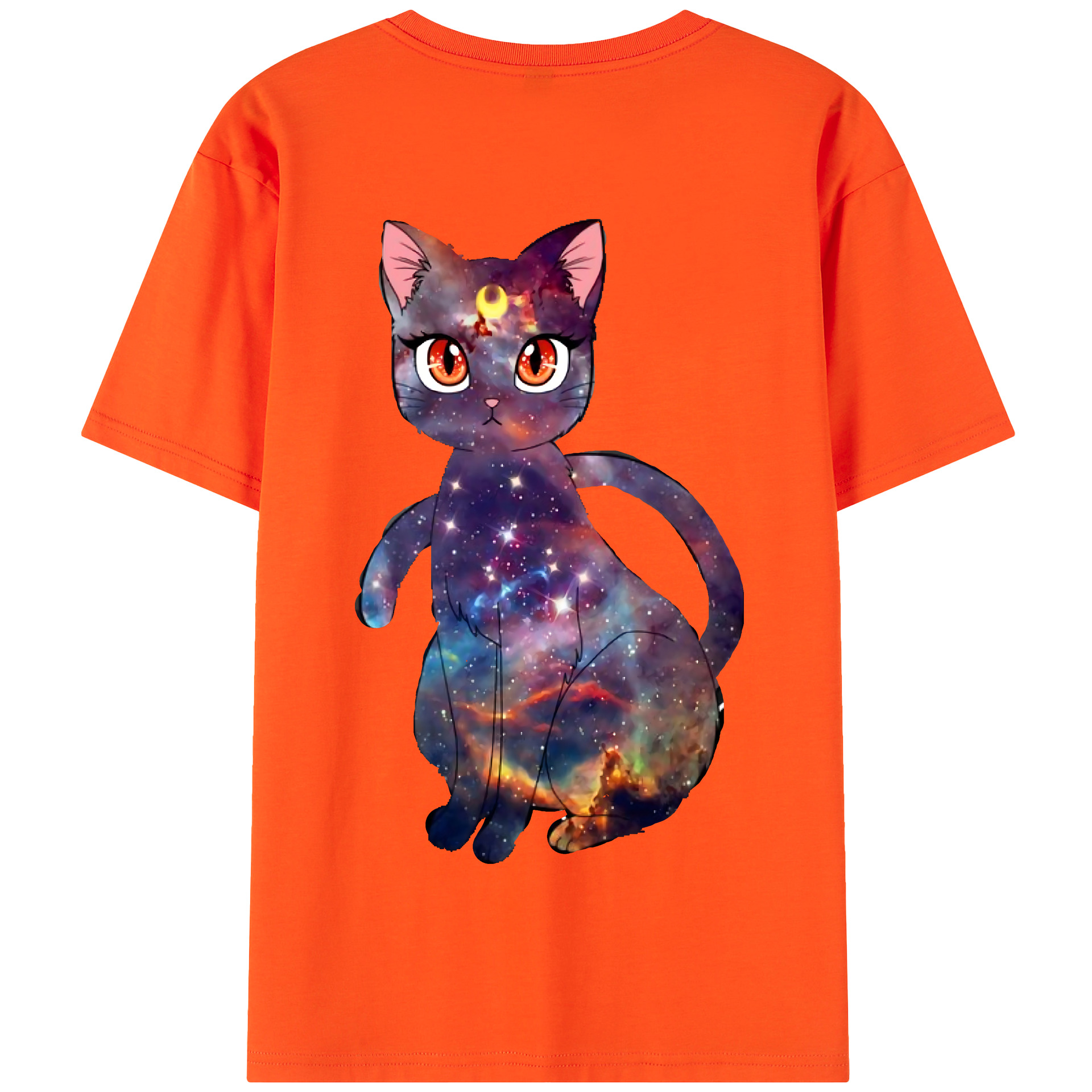 （画像用） 美少女戦士セーラームーン Sailor Moon 綿100％半袖Tシャツ（背面プリント）