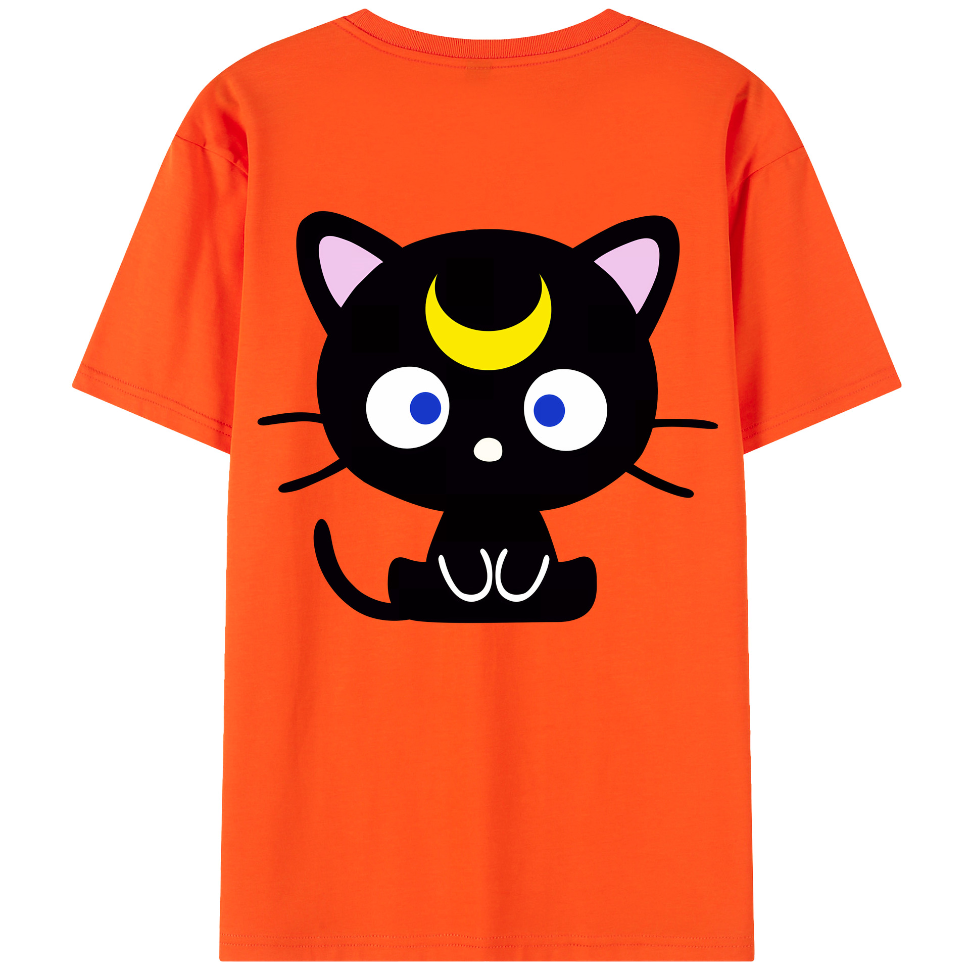 （画像用） 美少女戦士セーラームーン Sailor Moon 綿100％半袖Tシャツ（背面プリント）