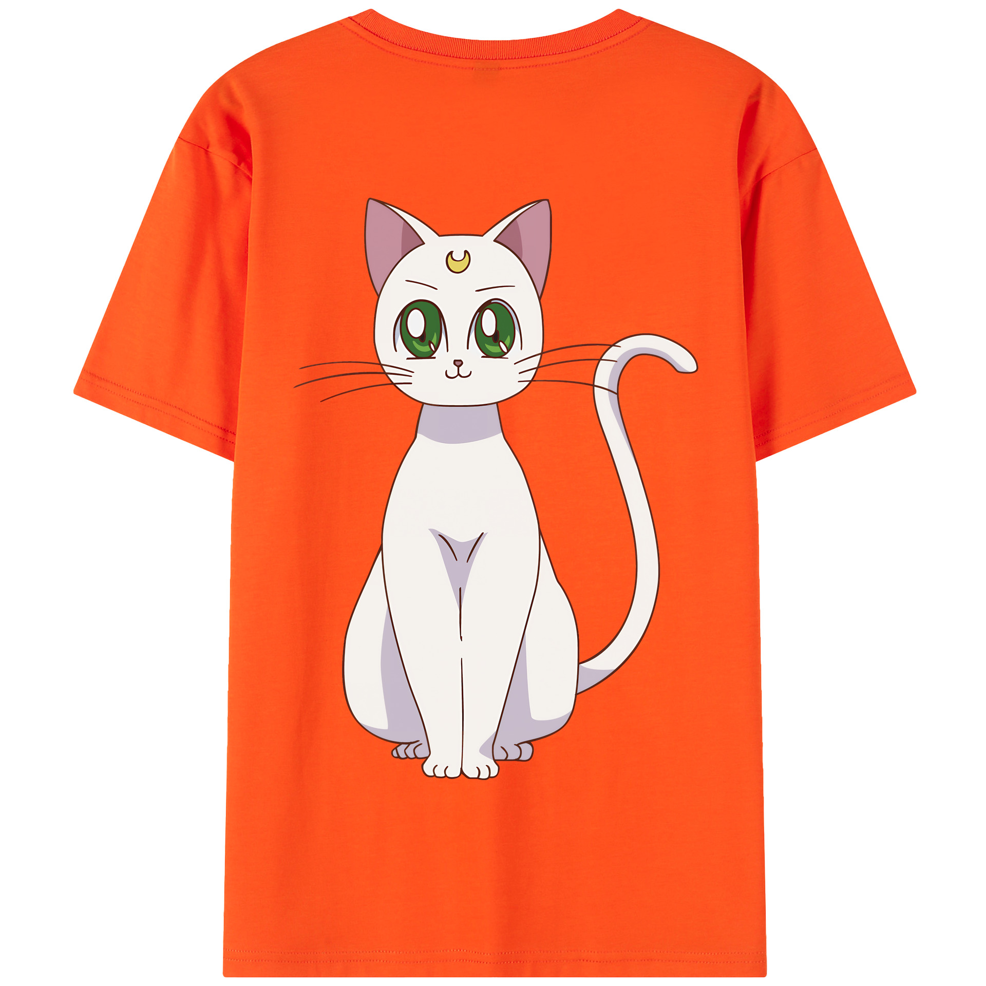 （画像用） 美少女戦士セーラームーン Sailor Moon 綿100％半袖Tシャツ（背面プリント）