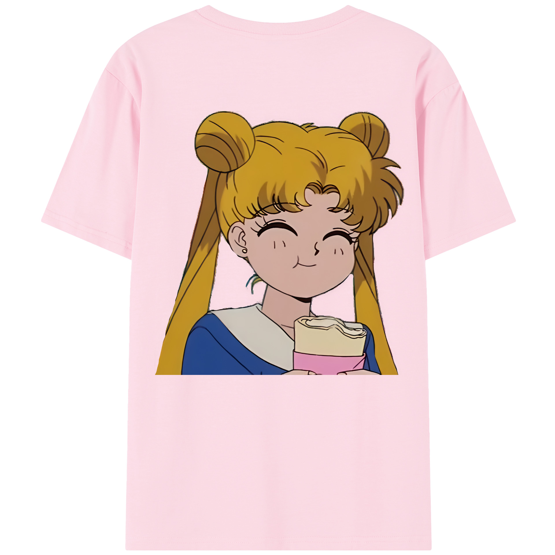 （画像用） 美少女戦士セーラームーン 愛野 美奈子 あいの みなこ Sailor Moon Aino Minako 綿100％半袖Tシャツ（背面プリント）