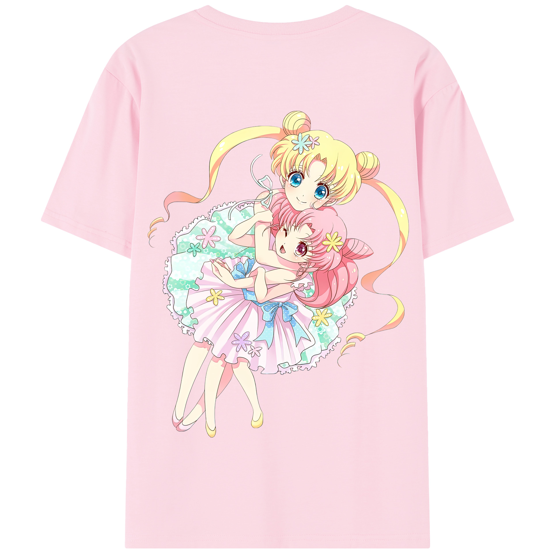 （画像用） 美少女戦士セーラームーン 愛野 美奈子 あいの みなこ Sailor Moon Aino Minako 綿100％半袖Tシャツ（背面プリント）
