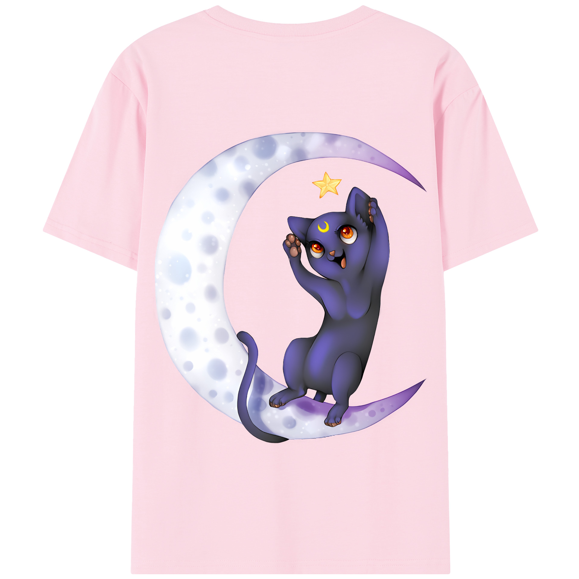 （画像用） 美少女戦士セーラームーン Sailor Moon 綿100％半袖Tシャツ（背面プリント）