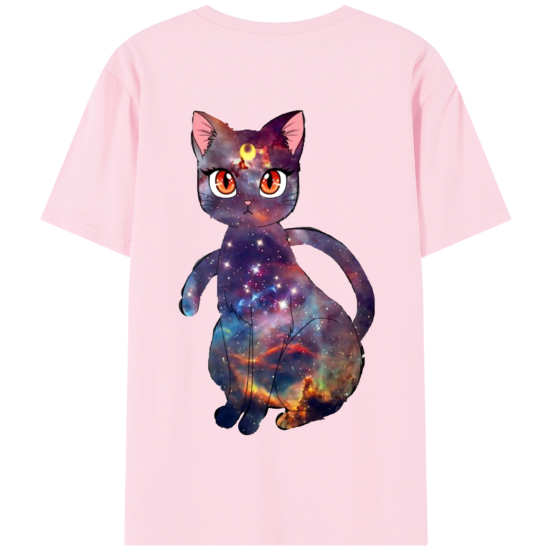 （画像用） 美少女戦士セーラームーン Sailor Moon 綿100％半袖Tシャツ（背面プリント）