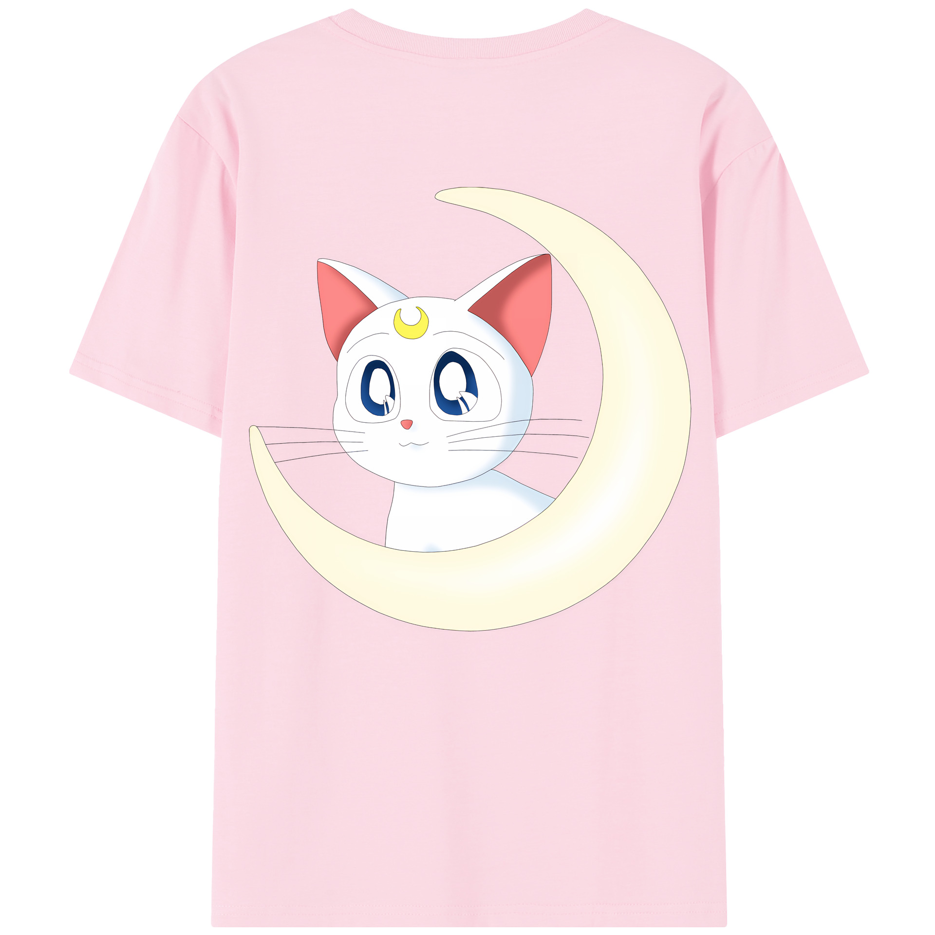 （画像用） 美少女戦士セーラームーン Sailor Moon 綿100％半袖Tシャツ（背面プリント）