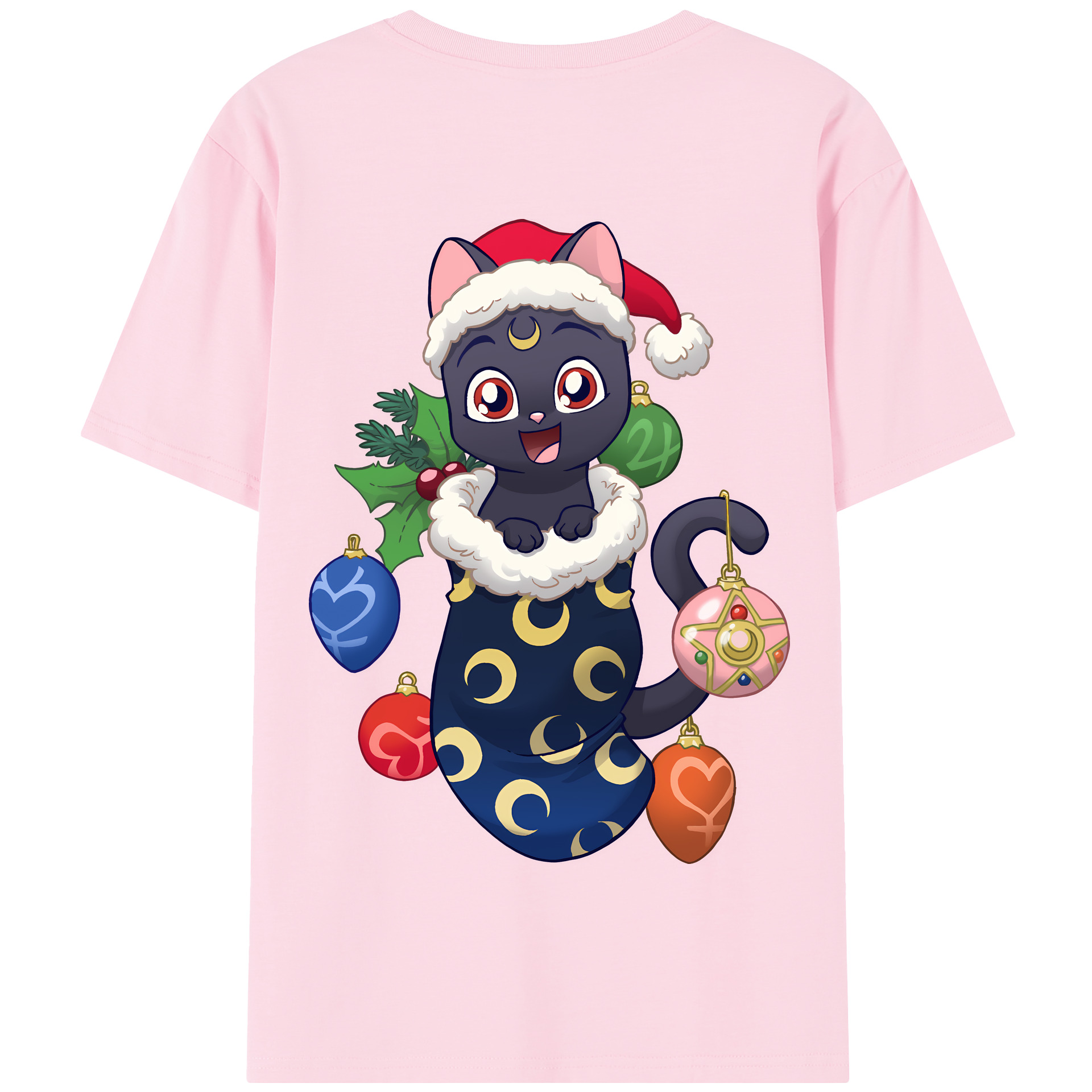 （画像用） 美少女戦士セーラームーン Sailor Moon 綿100％半袖Tシャツ（背面プリント）