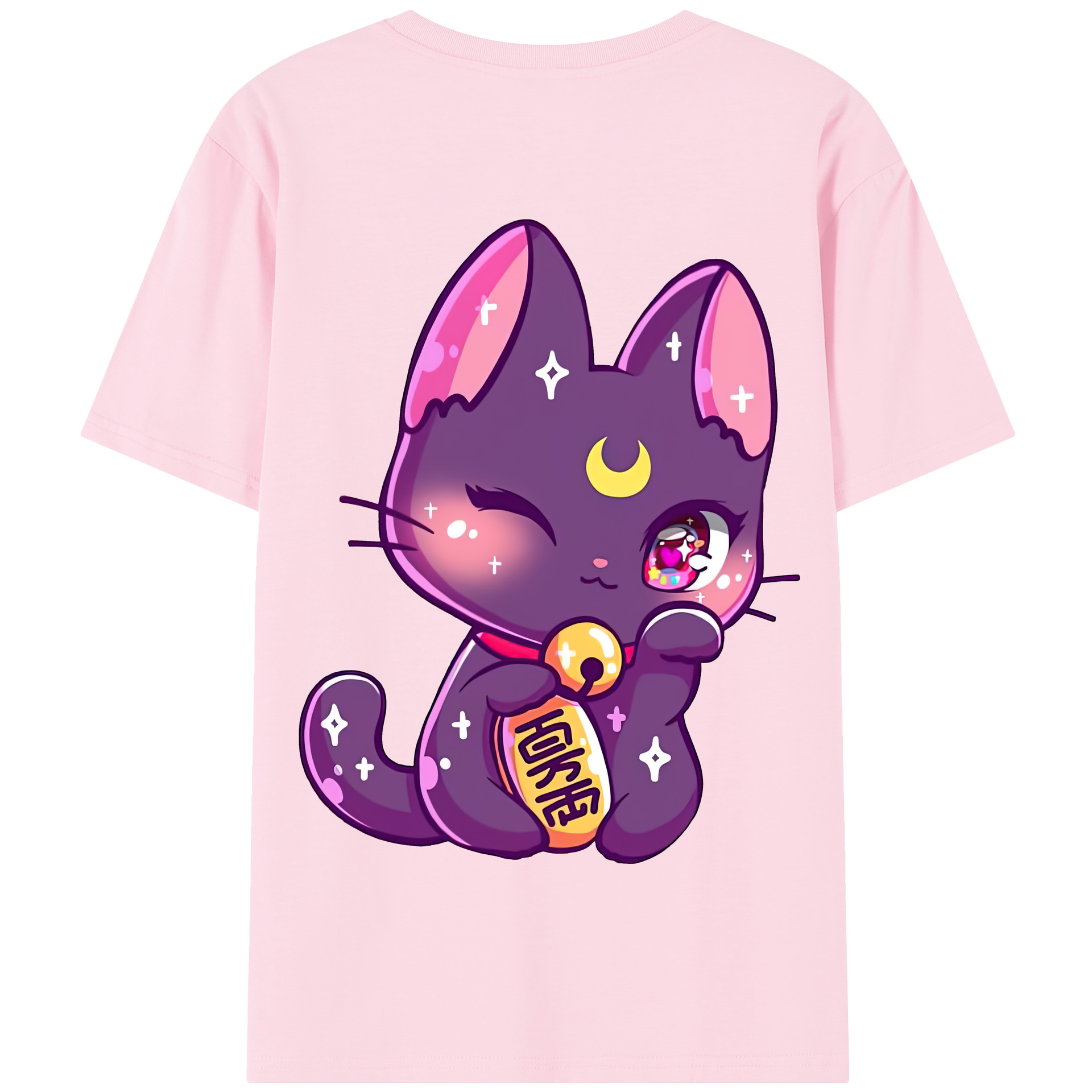 （画像用） 美少女戦士セーラームーン Sailor Moon 綿100％半袖Tシャツ（背面プリント）