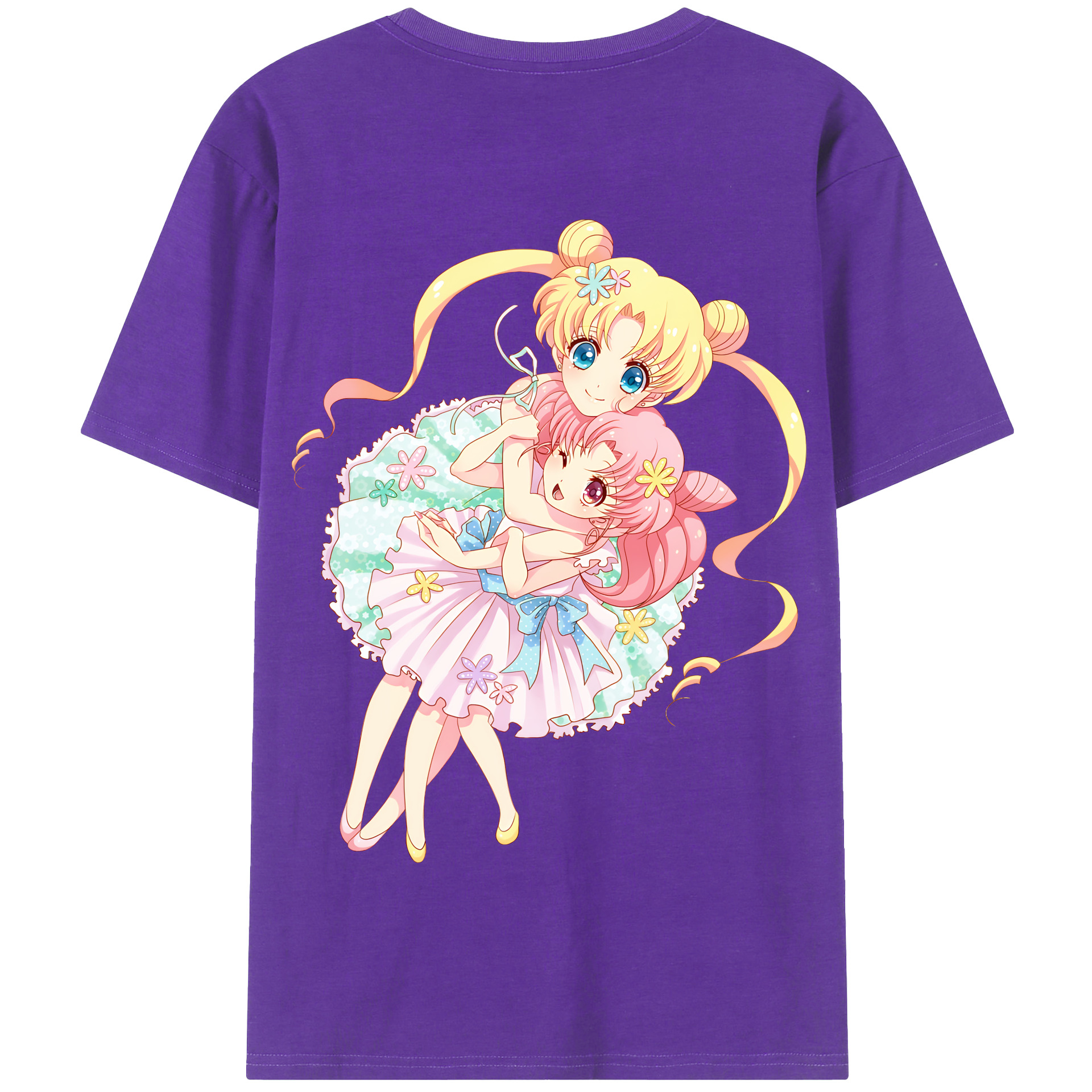 （画像用） 美少女戦士セーラームーン 愛野 美奈子 あいの みなこ Sailor Moon Aino Minako 綿100％半袖Tシャツ（背面プリント）