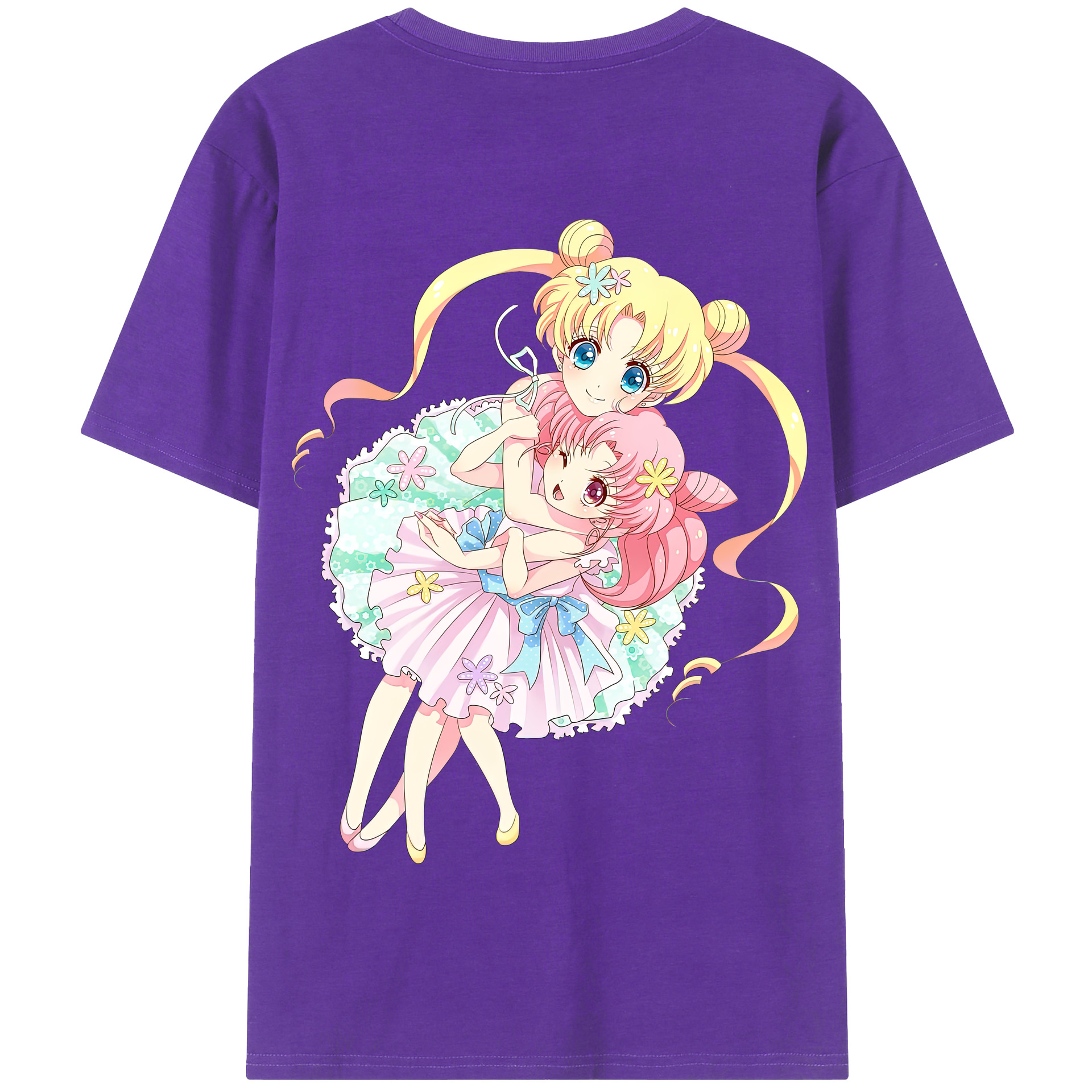 （画像用） 美少女戦士セーラームーン 愛野 美奈子 あいの みなこ Sailor Moon Aino Minako 綿100％半袖Tシャツ（背面プリント）