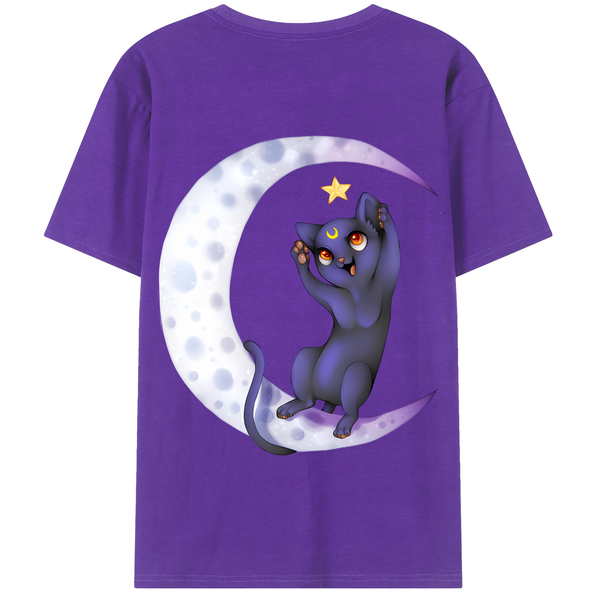 （画像用） 美少女戦士セーラームーン Sailor Moon 綿100％半袖Tシャツ（背面プリント）