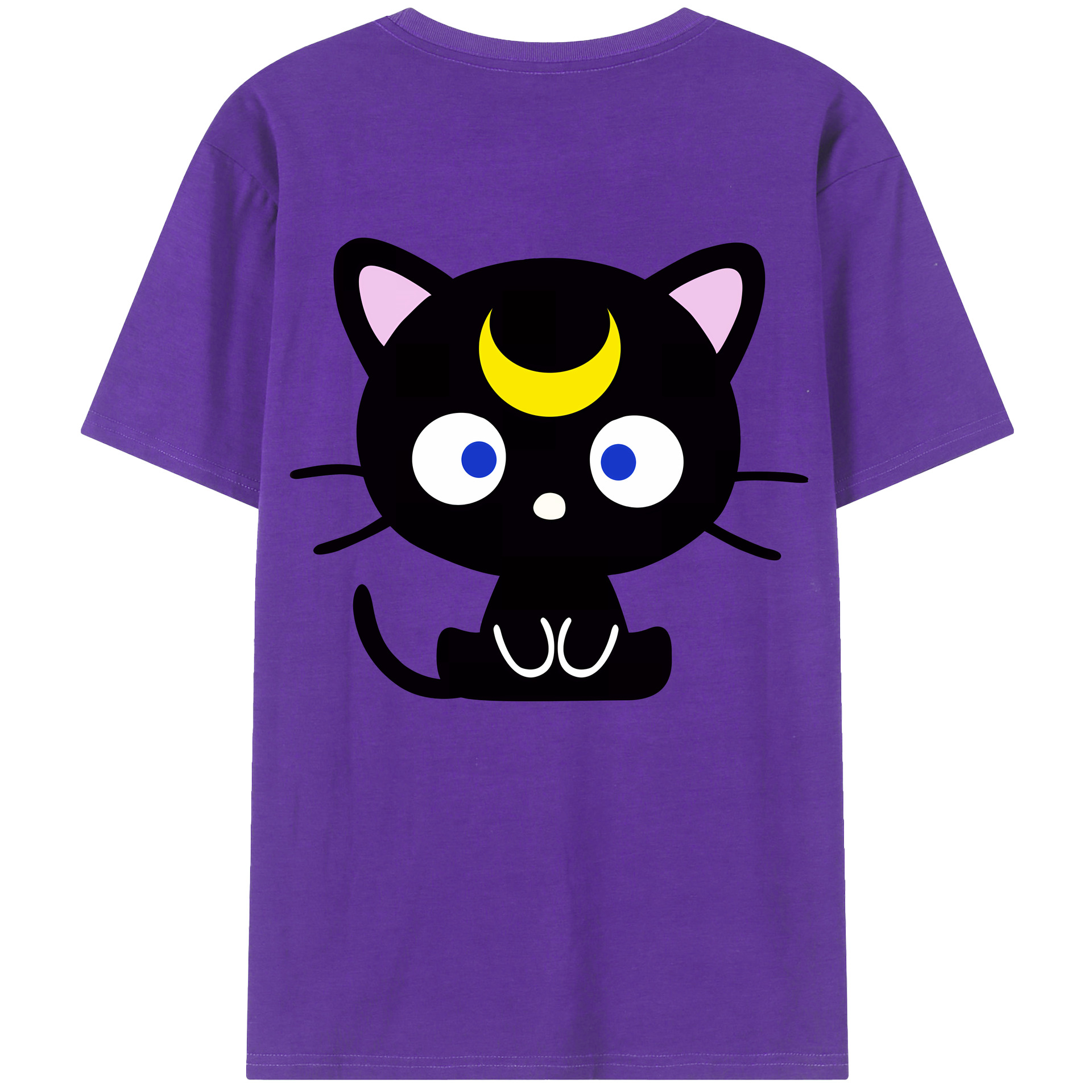 （画像用） 美少女戦士セーラームーン Sailor Moon 綿100％半袖Tシャツ（背面プリント）