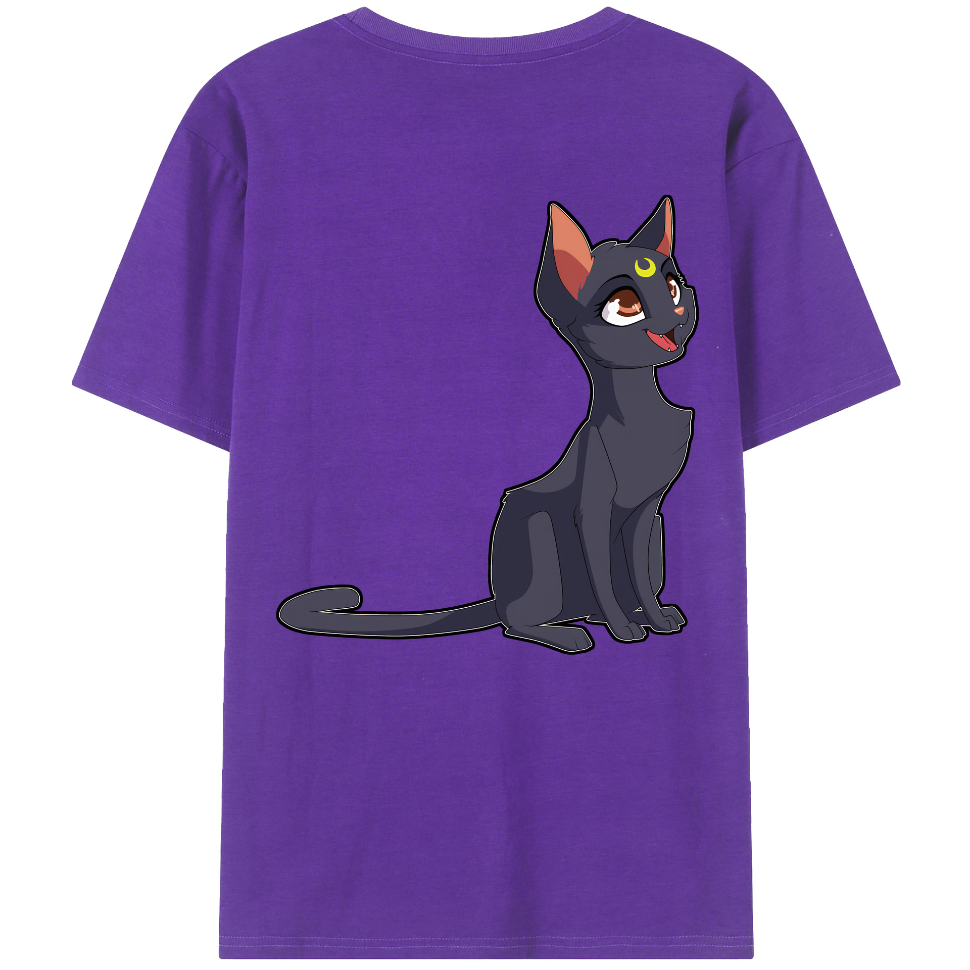 （画像用） 美少女戦士セーラームーン Sailor Moon 綿100％半袖Tシャツ（背面プリント）