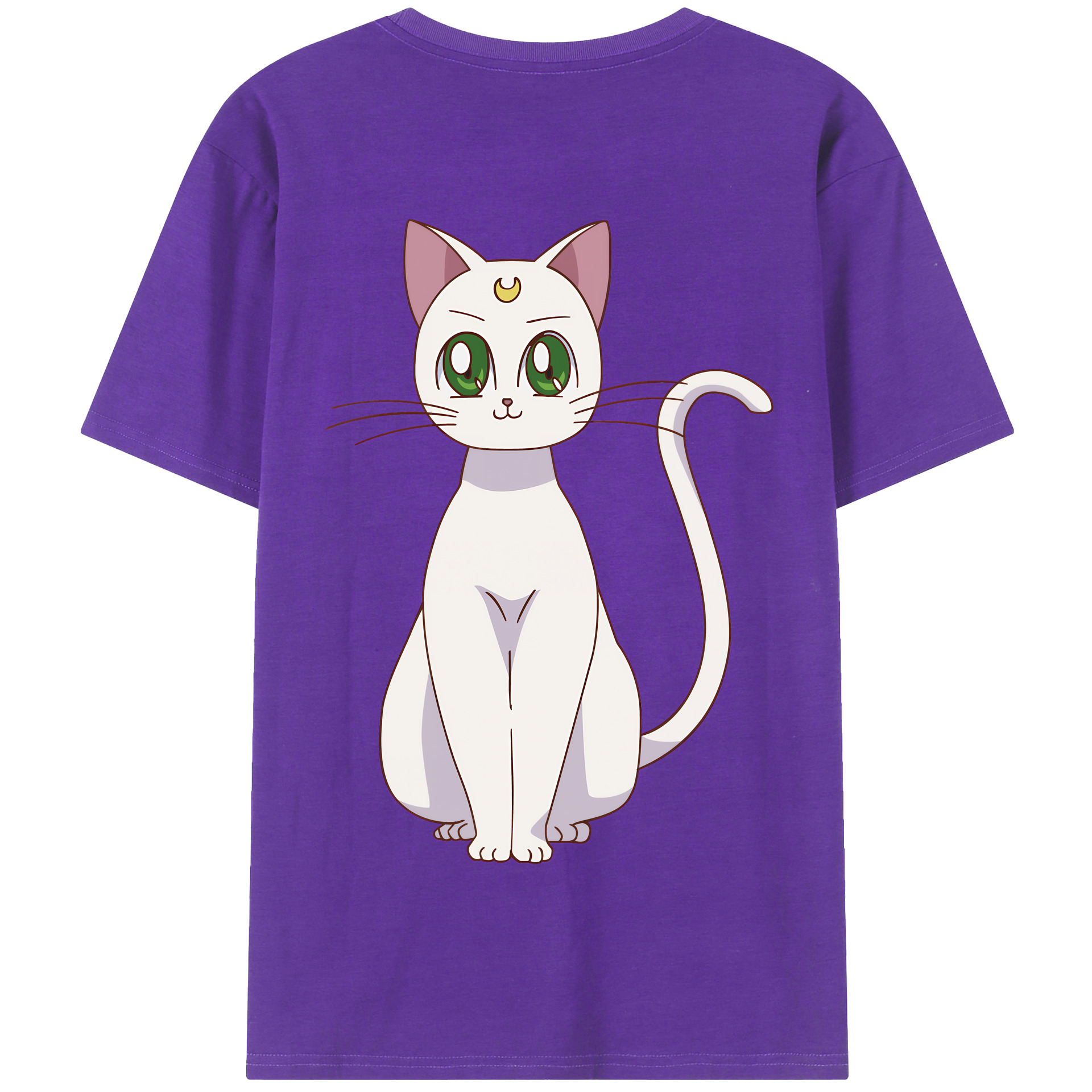 （画像用） 美少女戦士セーラームーン Sailor Moon 綿100％半袖Tシャツ（背面プリント）