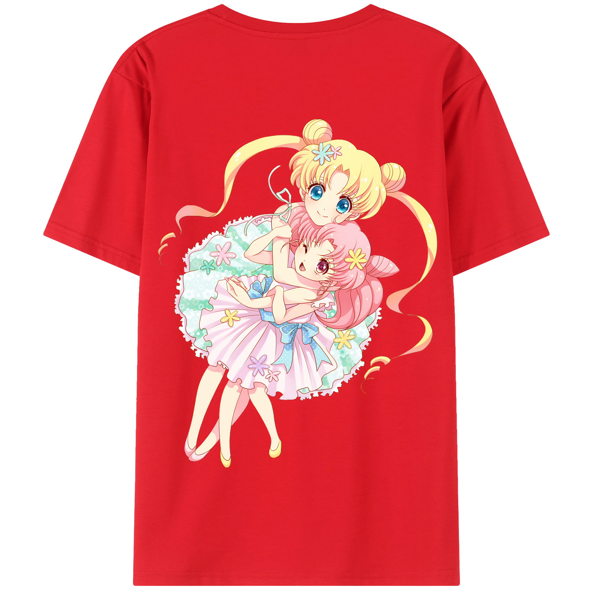 （画像用） 美少女戦士セーラームーン 愛野 美奈子 あいの みなこ Sailor Moon Aino Minako 綿100％半袖Tシャツ（背面プリント）