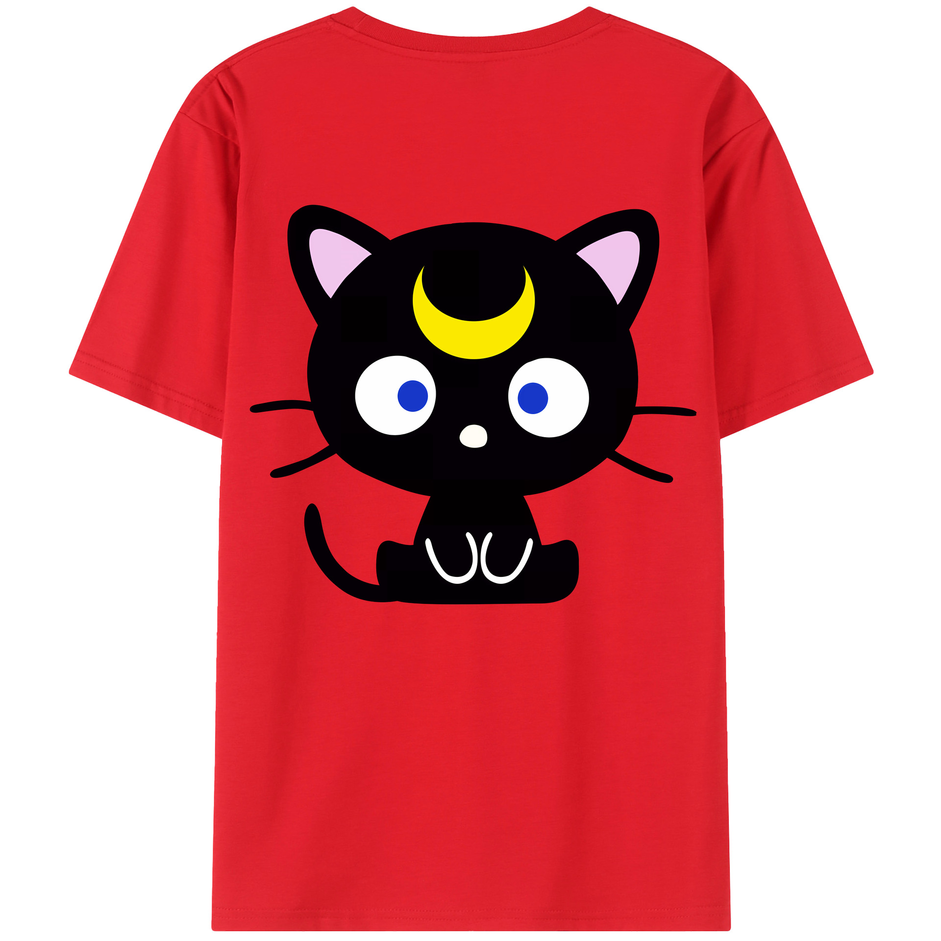（画像用） 美少女戦士セーラームーン Sailor Moon 綿100％半袖Tシャツ（背面プリント）