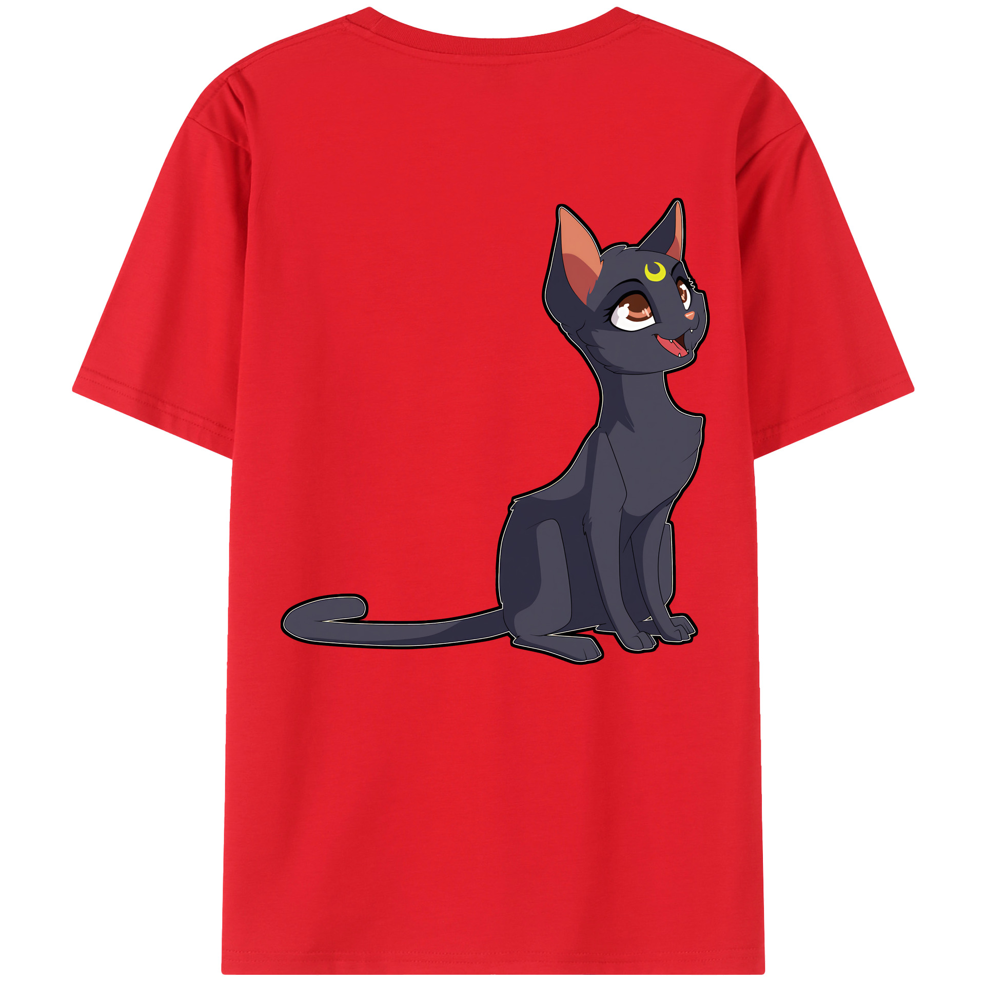 （画像用） 美少女戦士セーラームーン Sailor Moon 綿100％半袖Tシャツ（背面プリント）