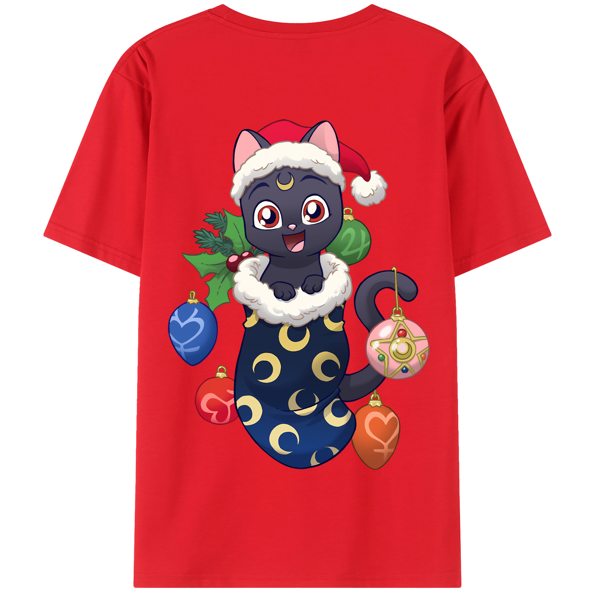 （画像用） 美少女戦士セーラームーン Sailor Moon 綿100％半袖Tシャツ（背面プリント）