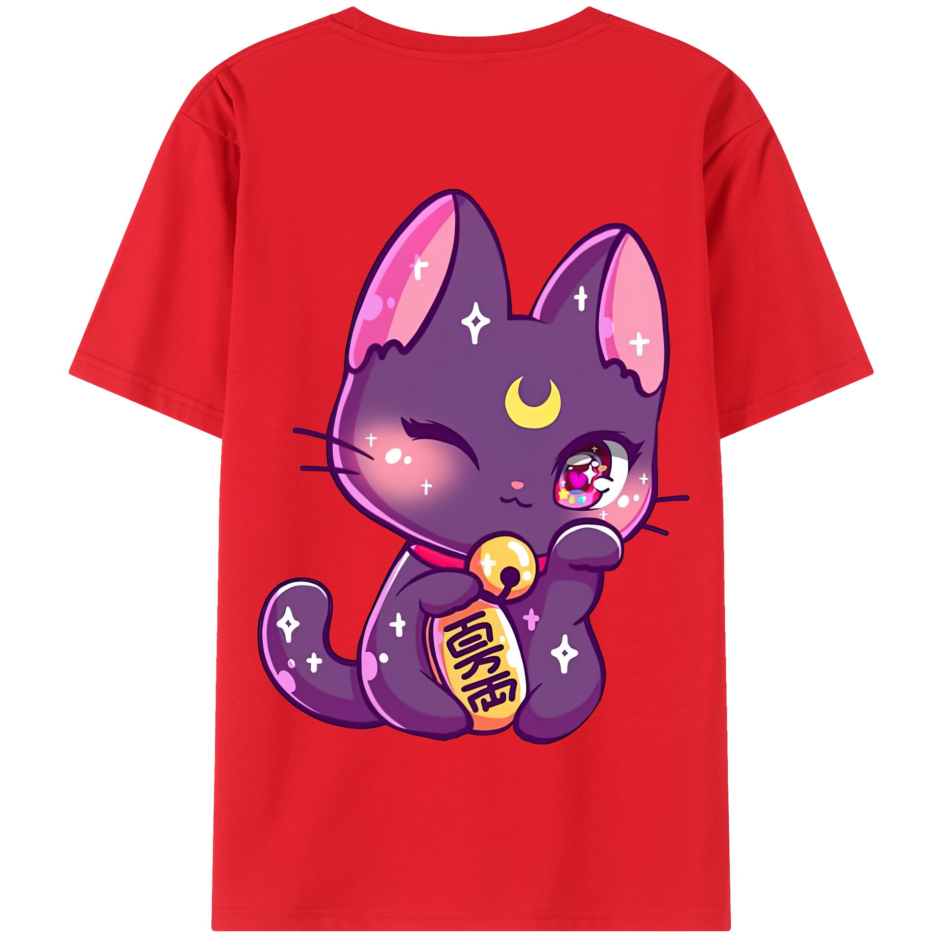 （画像用） 美少女戦士セーラームーン Sailor Moon 綿100％半袖Tシャツ（背面プリント）