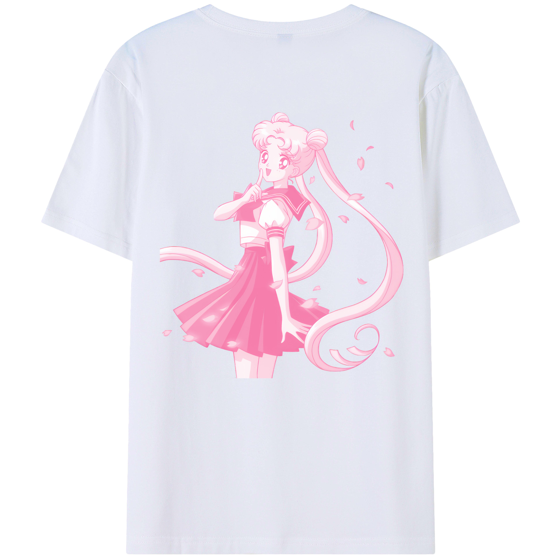 （画像用） 美少女戦士セーラームーン 愛野 美奈子 あいの みなこ Sailor Moon Aino Minako 綿100％半袖Tシャツ（背面プリント）