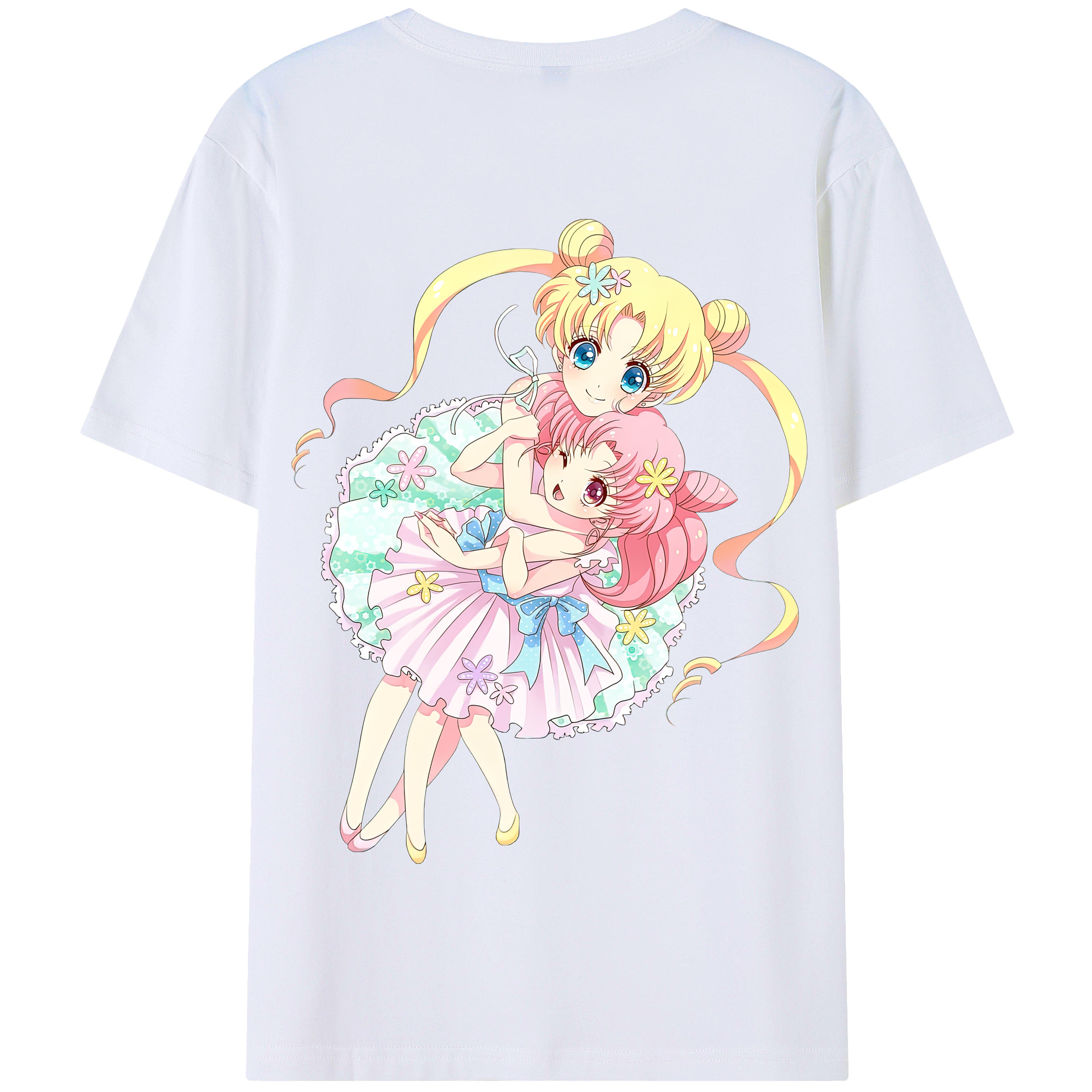 （画像用） 美少女戦士セーラームーン 愛野 美奈子 あいの みなこ Sailor Moon Aino Minako 綿100％半袖Tシャツ（背面プリント）